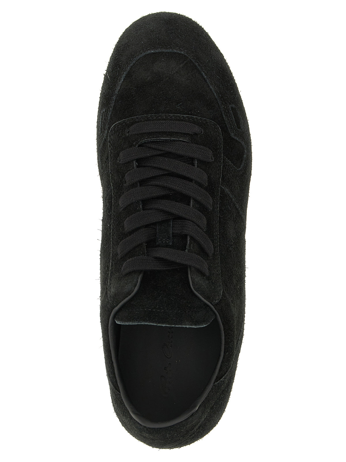 Rick Owens Bicolor Calfskin Low Top Sneakers