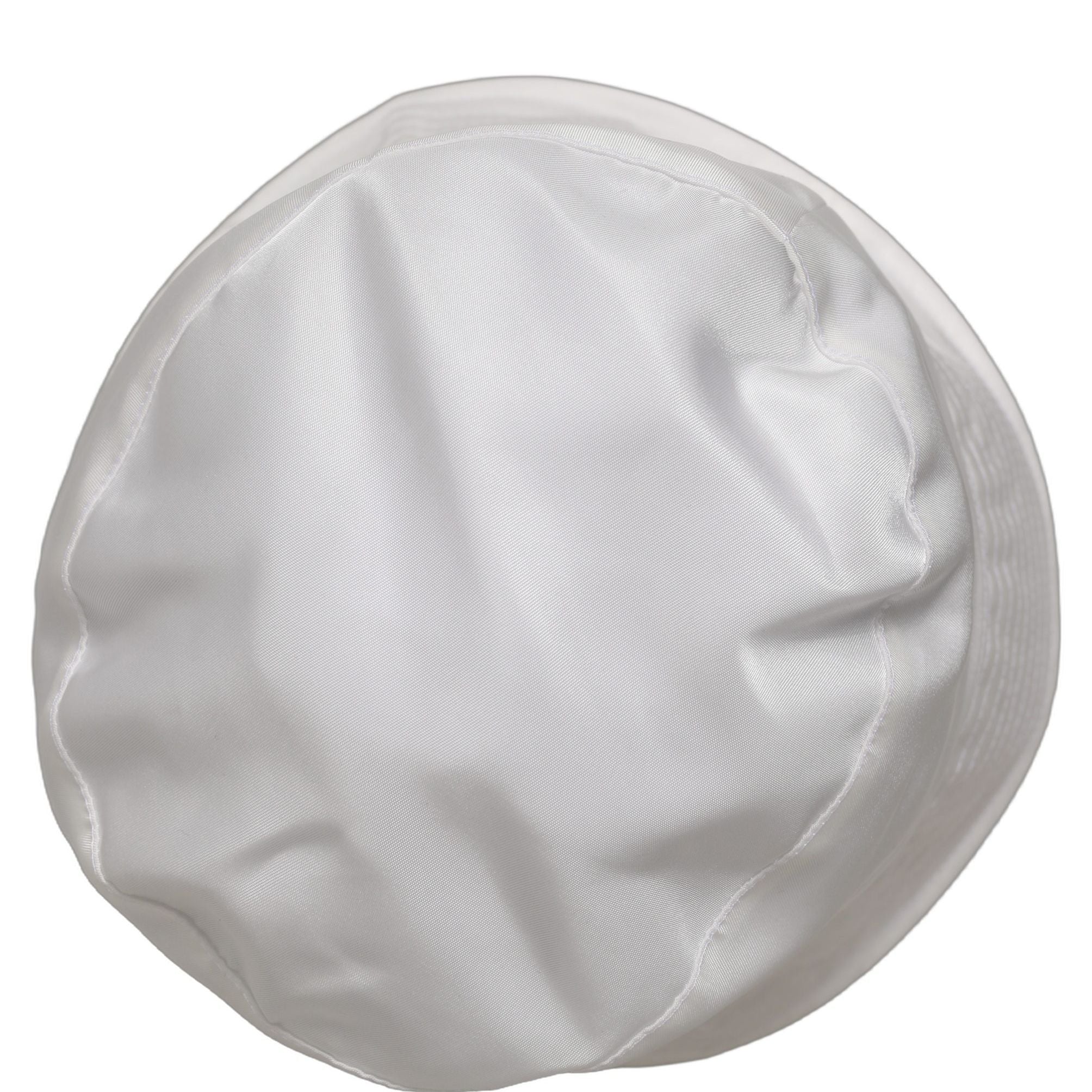 Dolce & Gabbana Men White Nylon Wide Brim Bucket Capello Hat