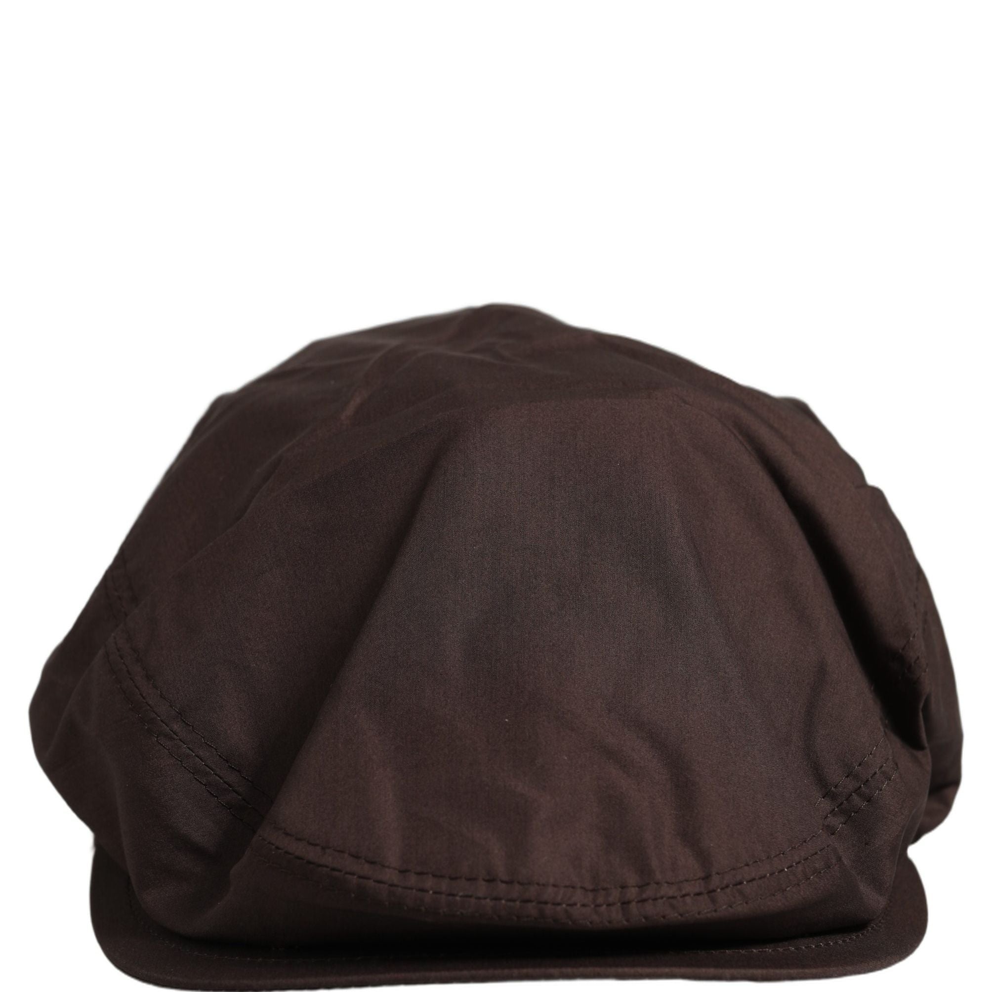 Dolce & Gabbana Men Brown Cotton Newsboy Capello Cabbie Hat