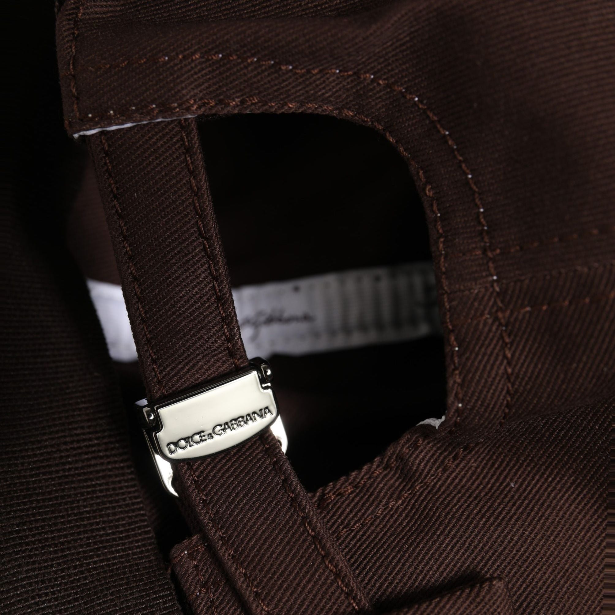 Dolce & Gabbana Men Brown Cotton Docker Capello Brimless Hat