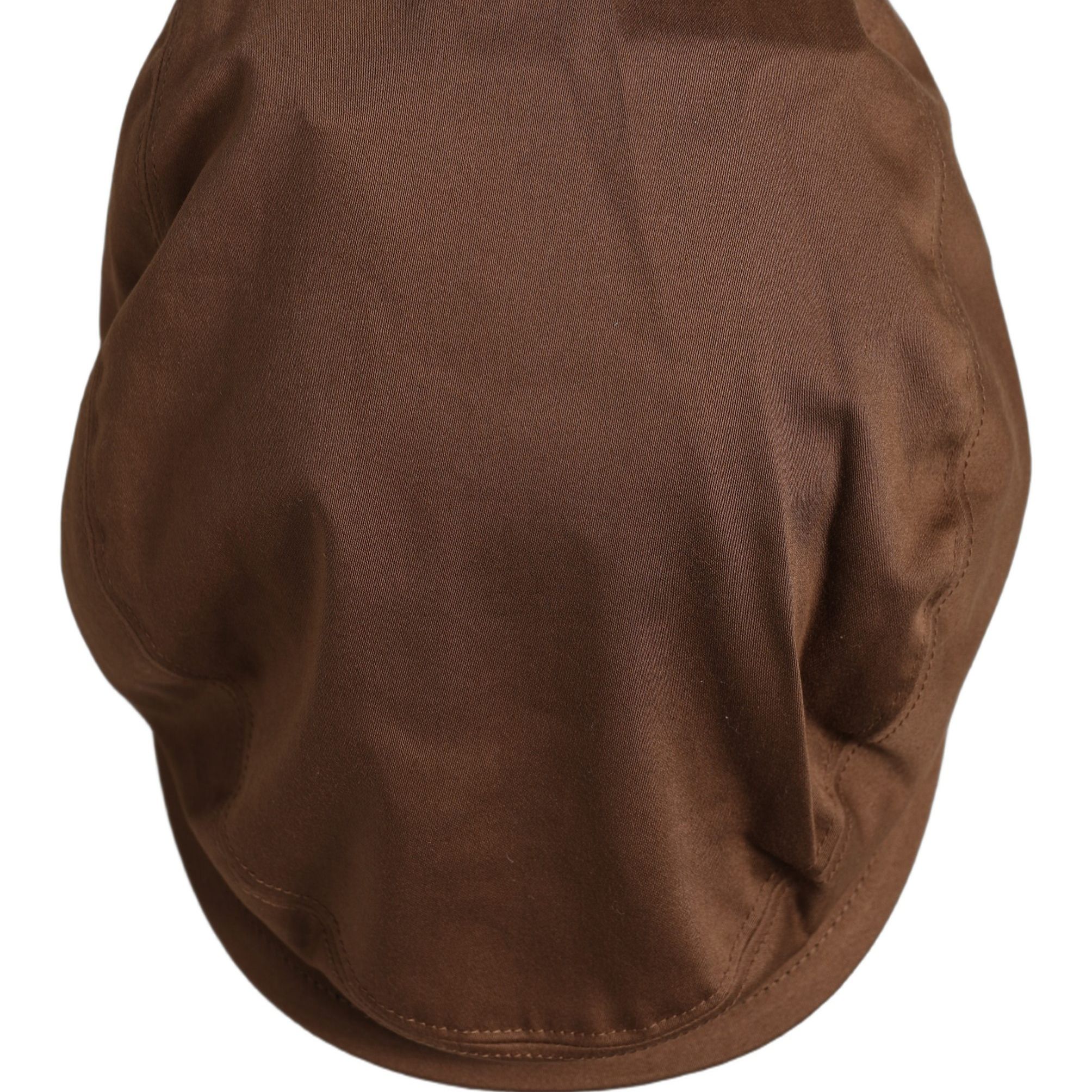 Dolce & Gabbana Men Brown Cotton Newsboy Capello Cabbie Hat