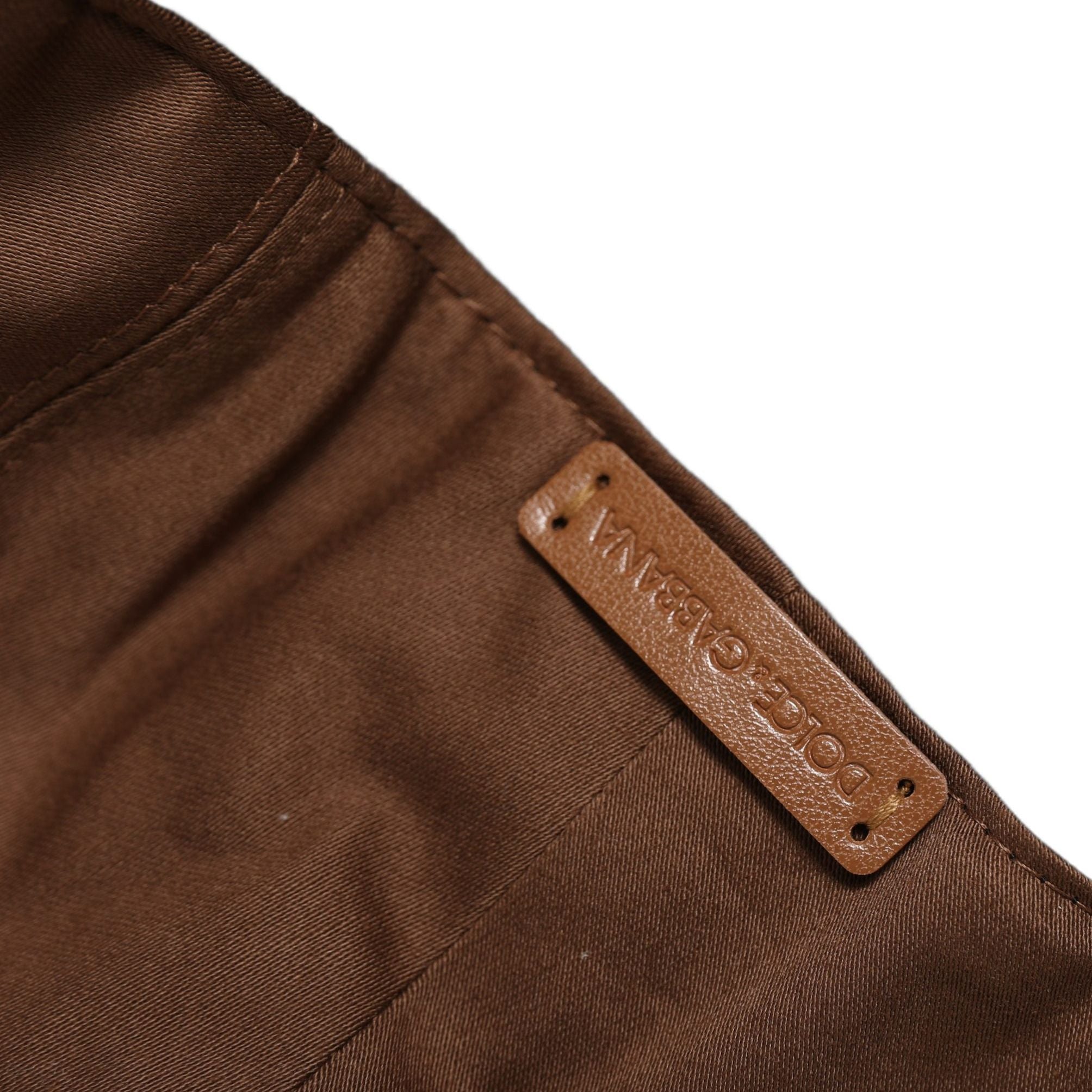 Dolce & Gabbana Men Brown Cotton Newsboy Capello Cabbie Hat