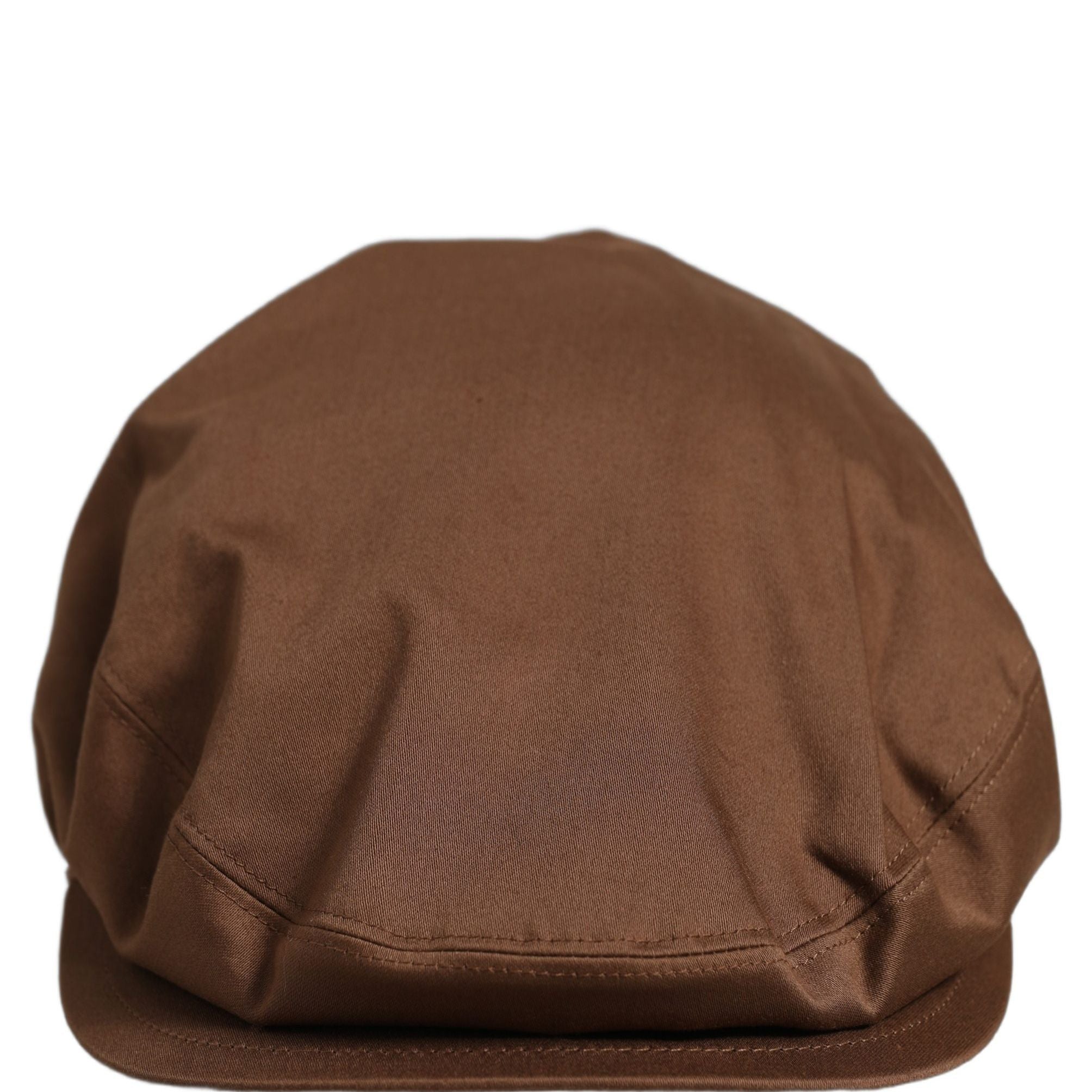 Dolce & Gabbana Men Brown Cotton Newsboy Capello Cabbie Hat