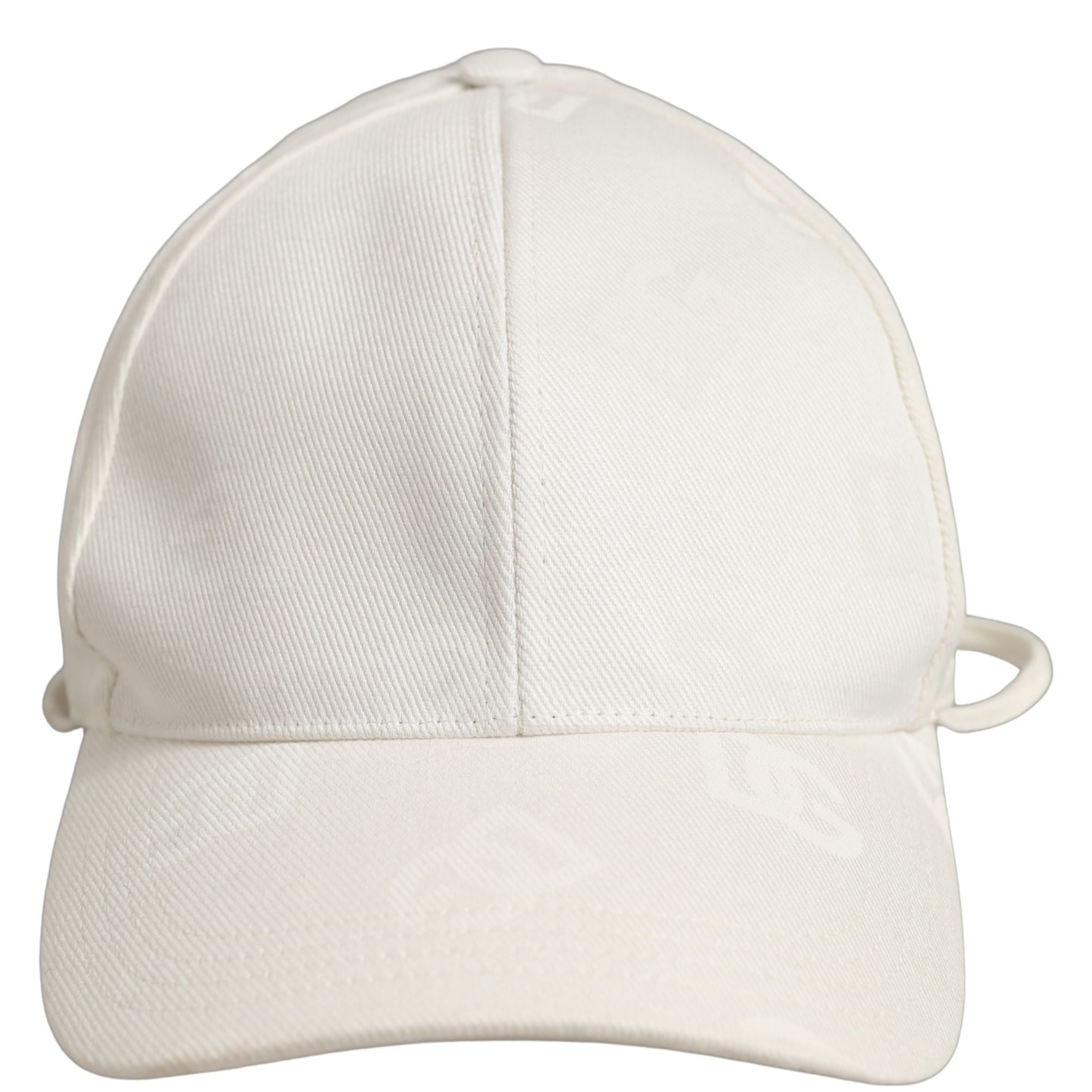 Dolce & Gabbana Men White Cotton Stretch Baseball Capello Hat