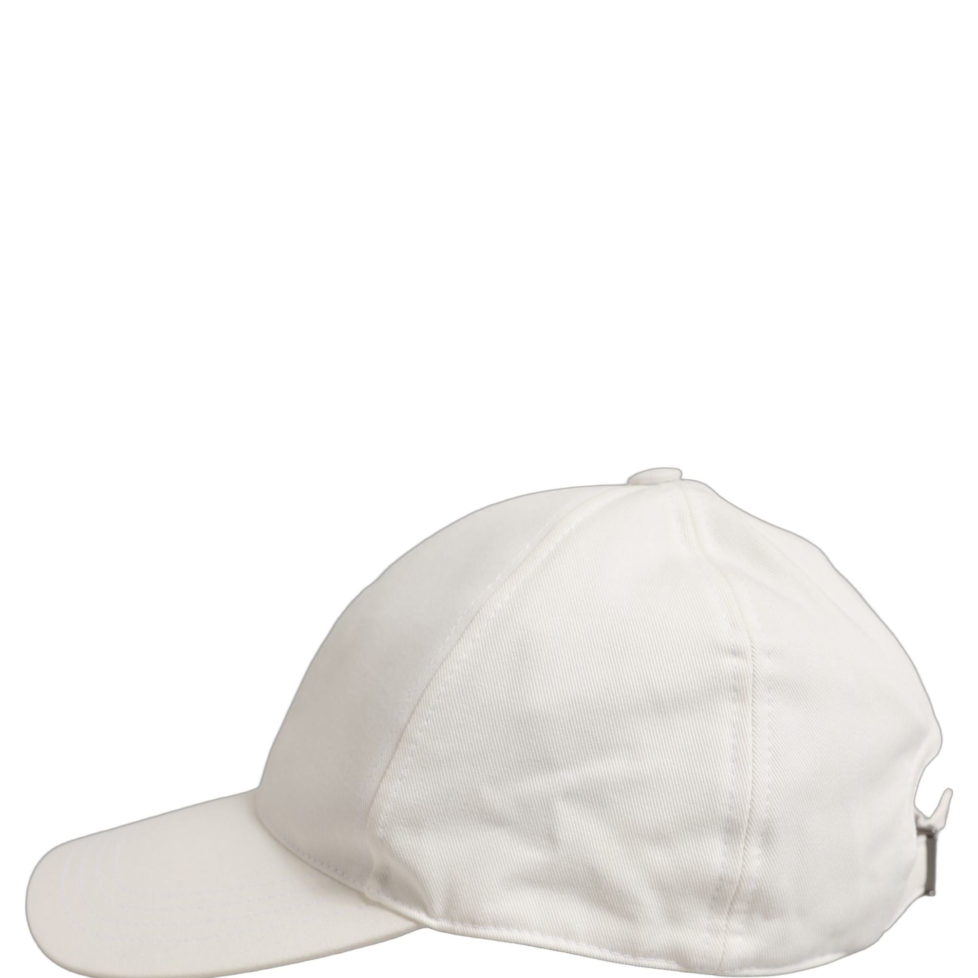 Dolce & Gabbana Men White Cotton Baseball Capello 6 Panels Hat