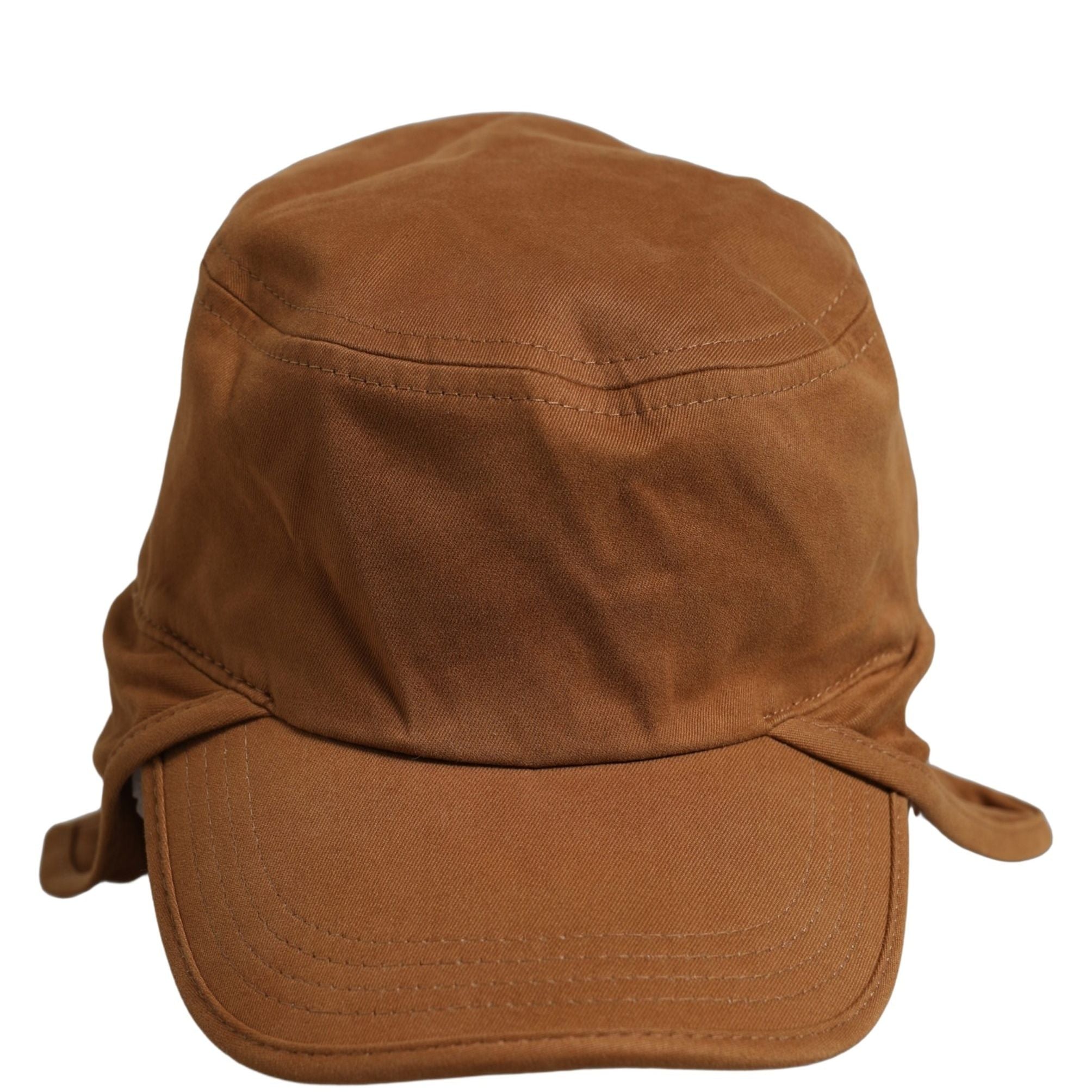 Dolce & Gabbana Men Brown Cotton Double Brim Baseball Cap Hat
