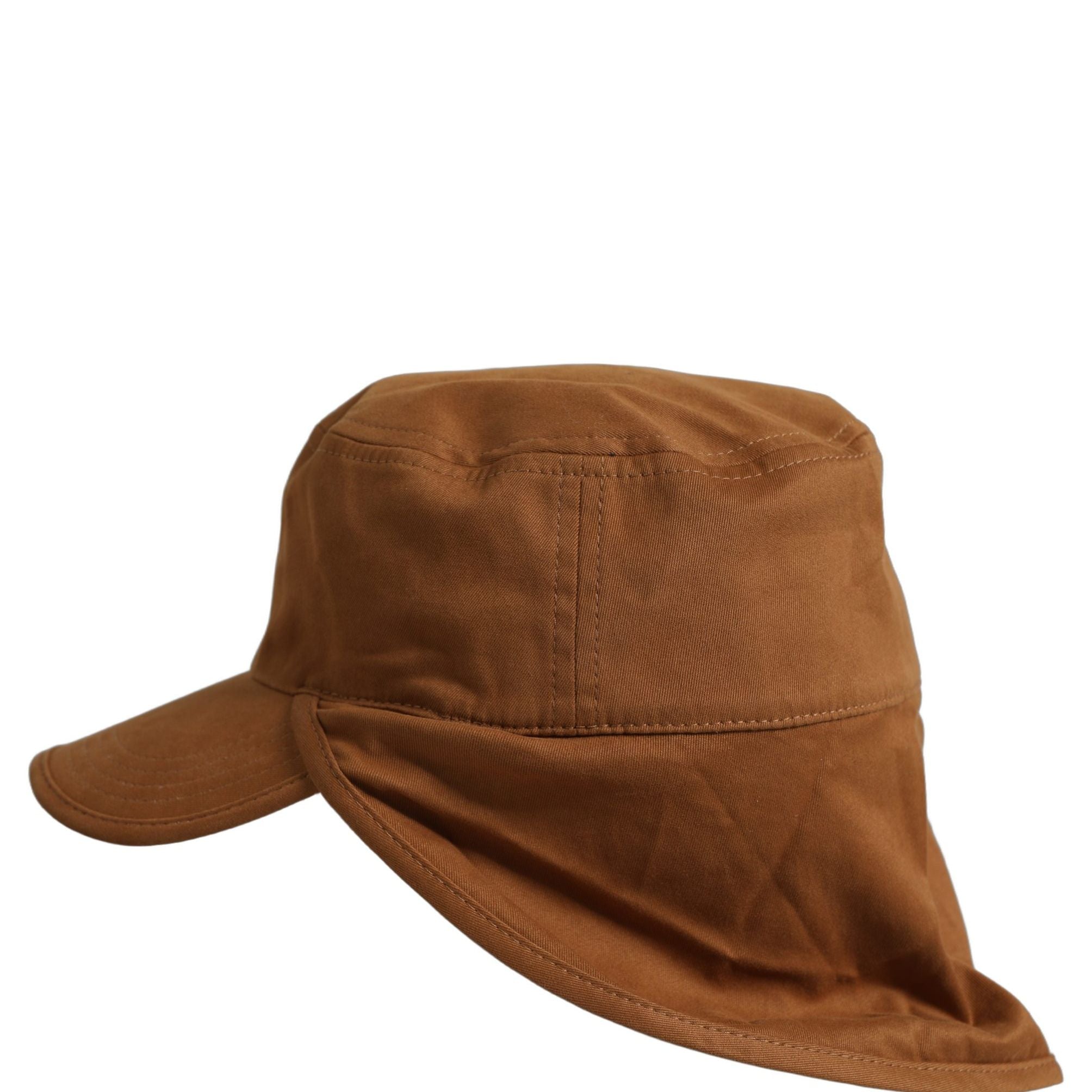 Dolce & Gabbana Men Brown Cotton Double Brim Baseball Cap Hat