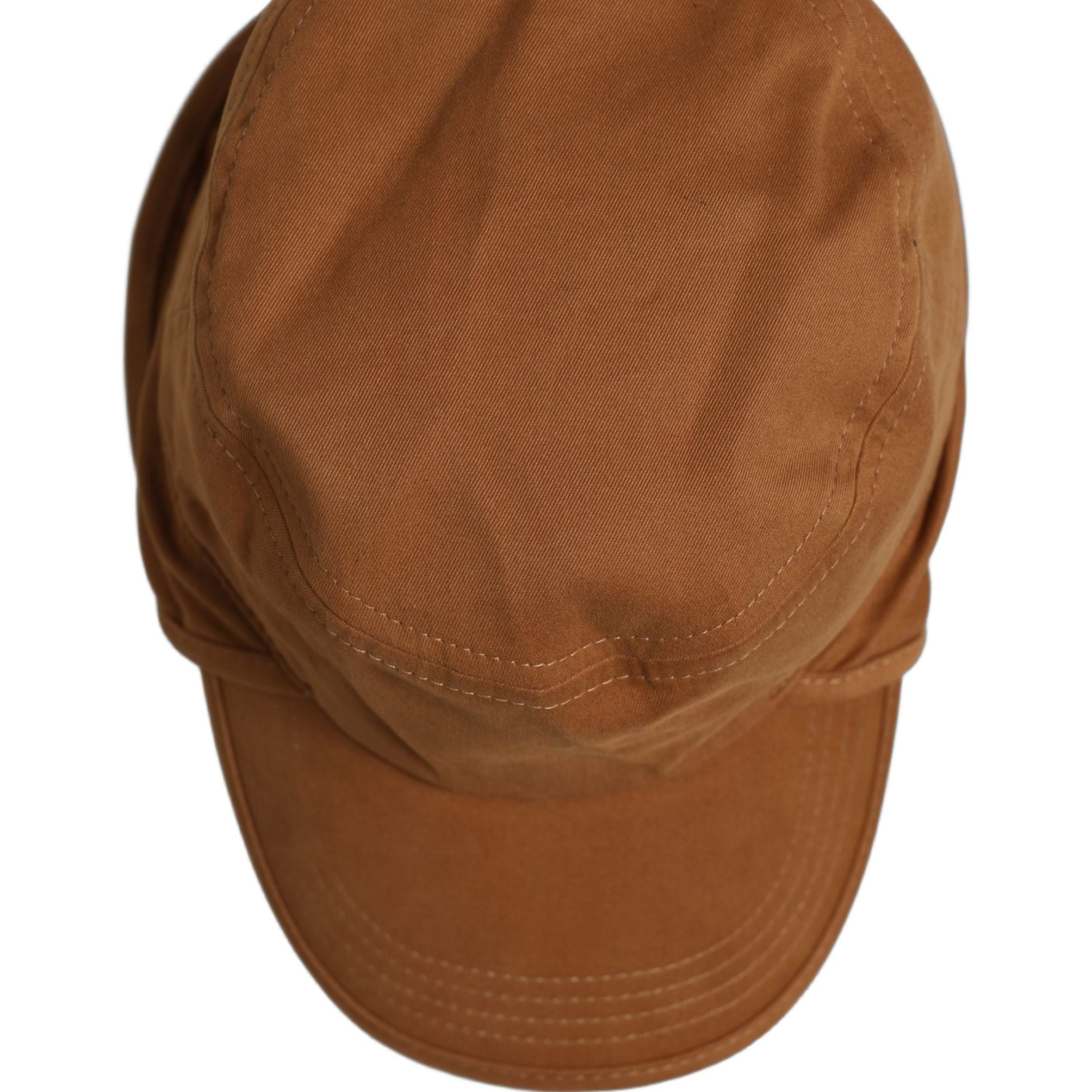 Dolce & Gabbana Men Brown Cotton Double Brim Baseball Cap Hat