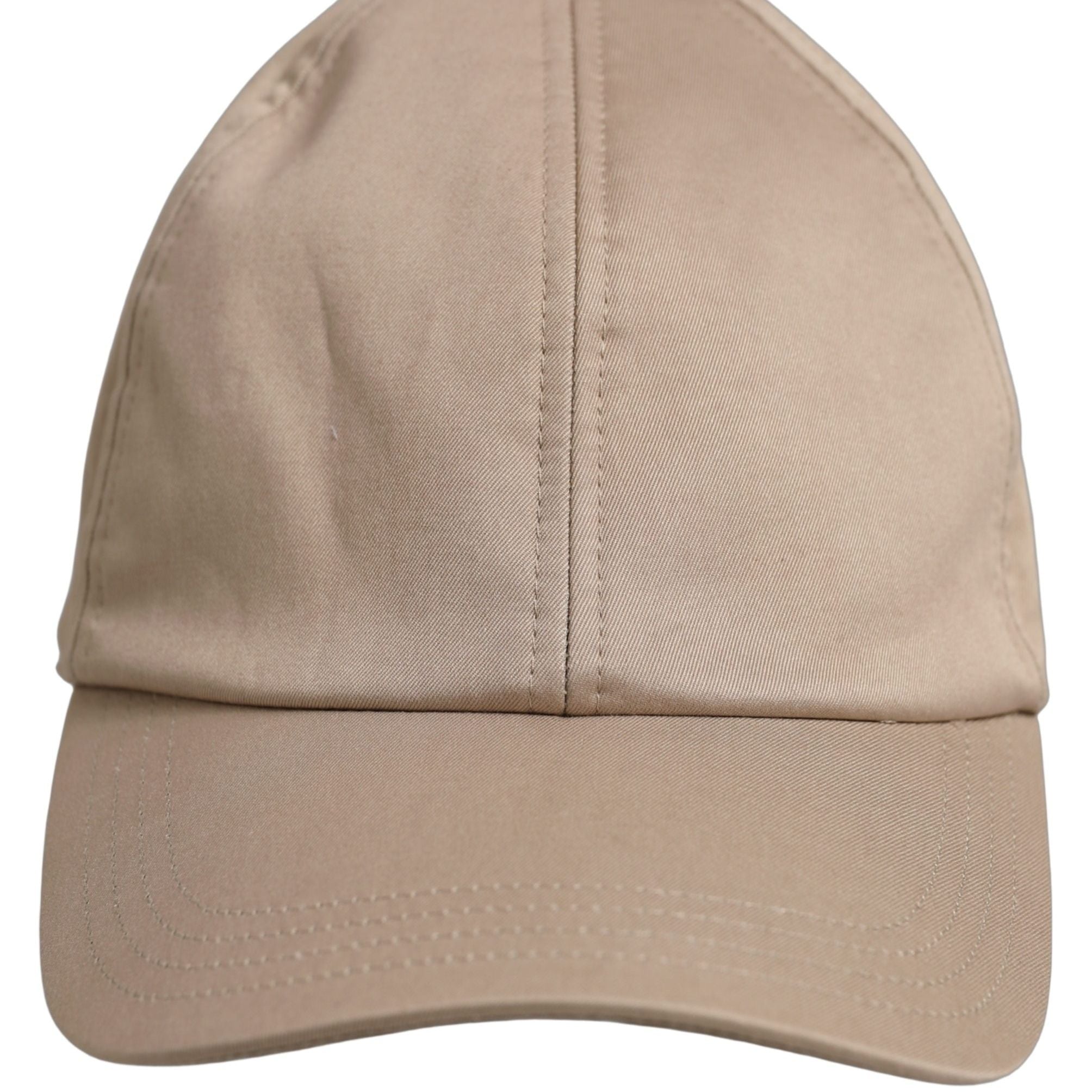 Dolce & Gabbana Men Beige Cotton Stretch Baseball Capello Hat