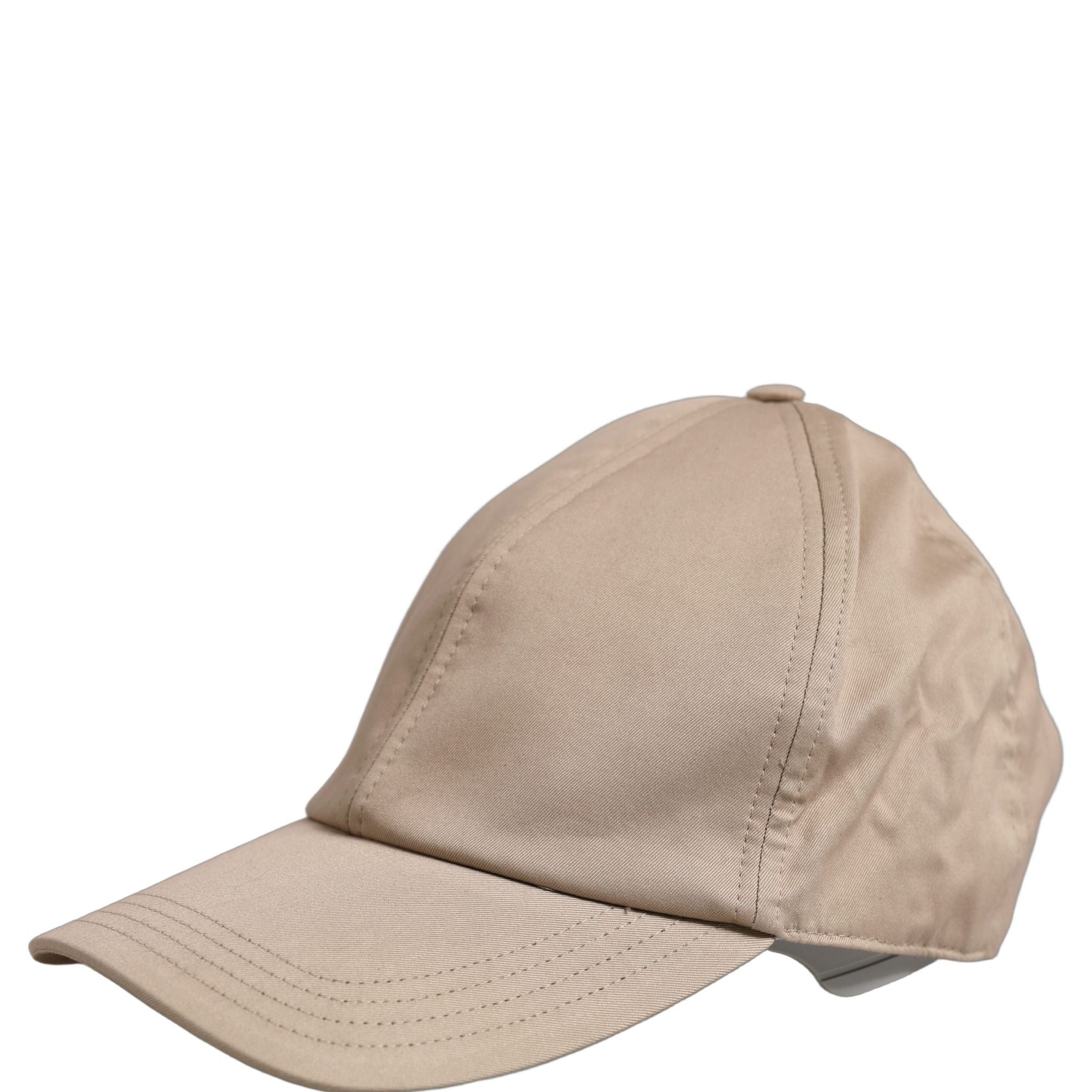 Dolce & Gabbana Men Beige Cotton Stretch Baseball Capello Hat
