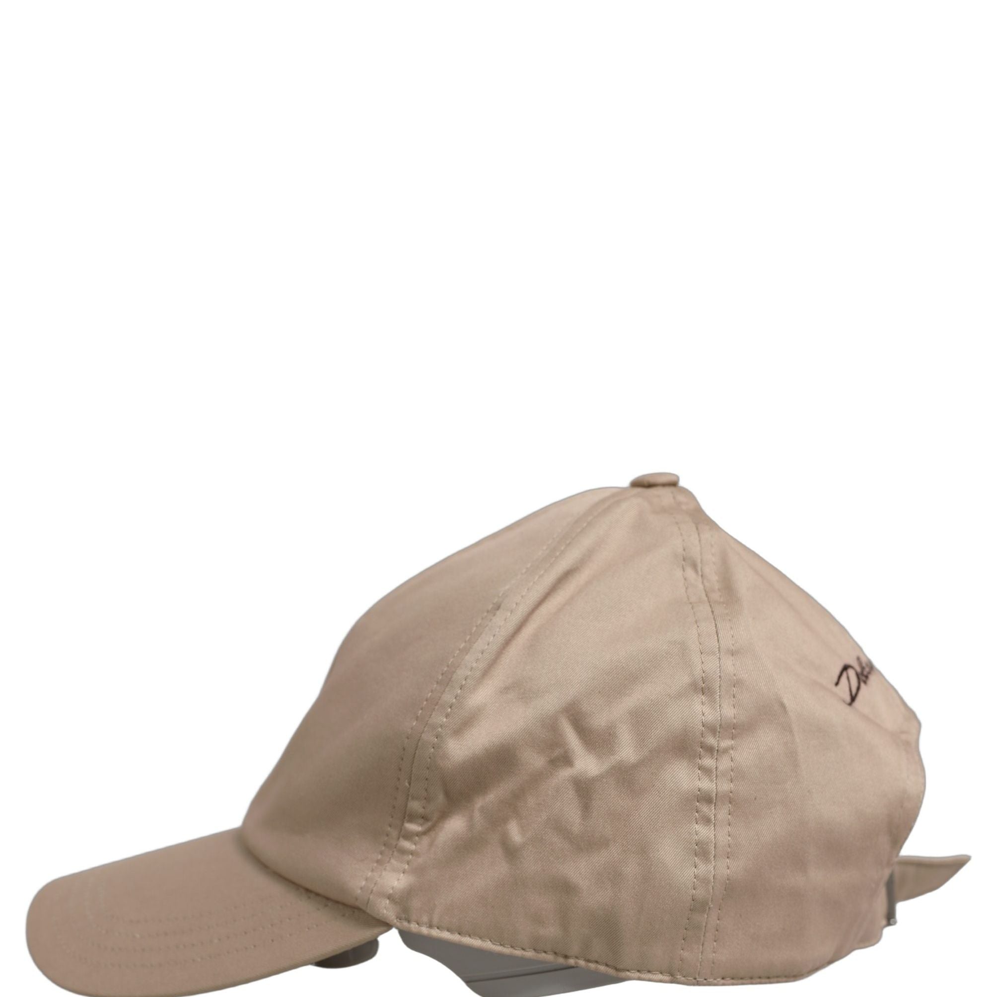 Dolce & Gabbana Men Beige Cotton Stretch Baseball Capello Hat