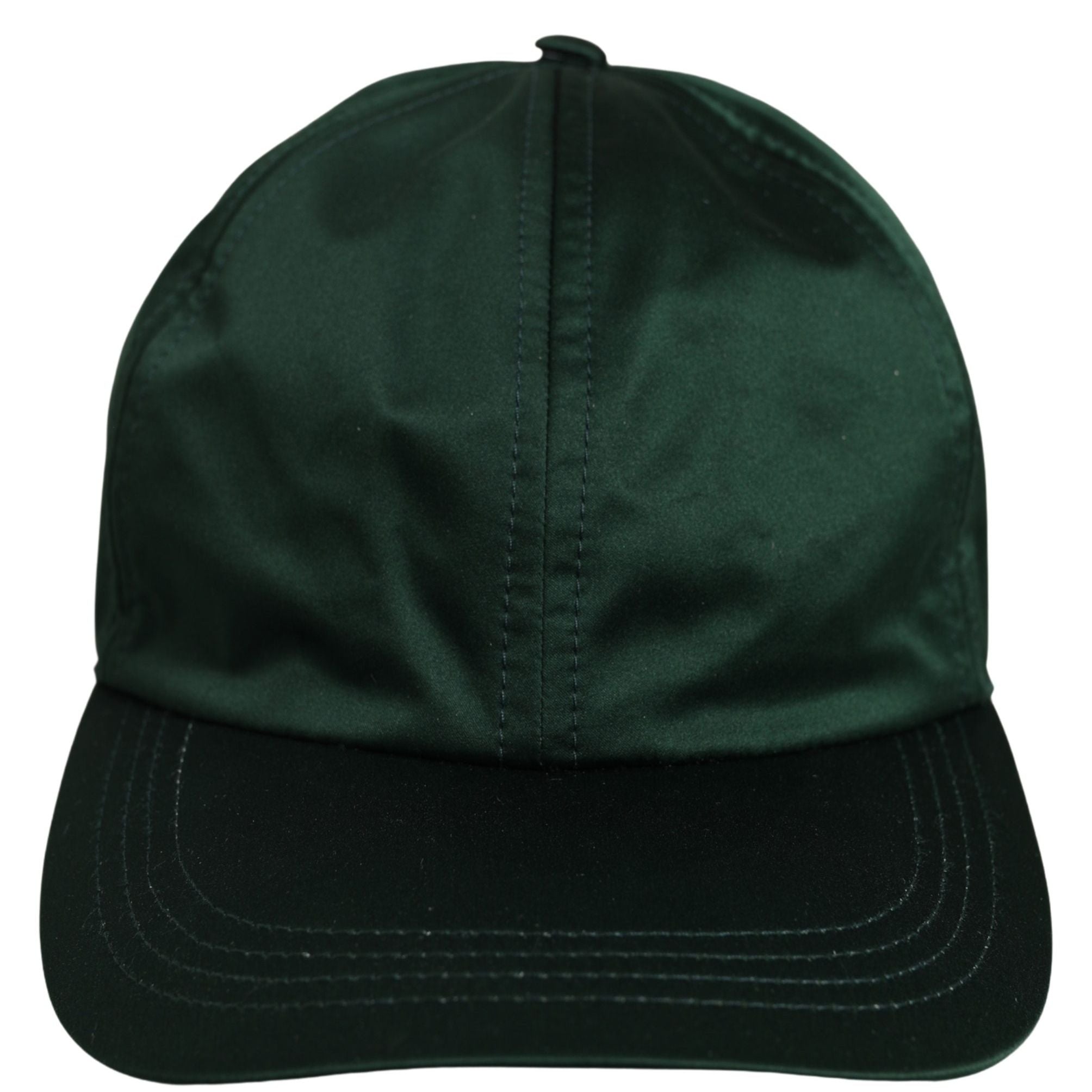 Dolce & Gabbana Men Deep Green Cotton Baseball Cap 6 Panels Hat