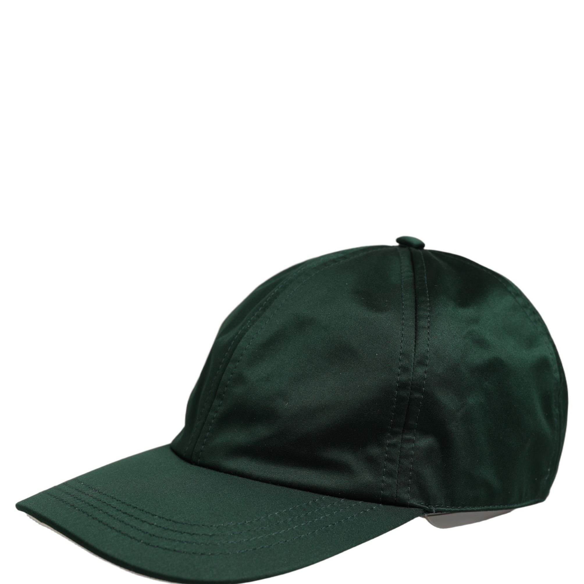 Dolce & Gabbana Men Deep Green Cotton Baseball Cap 6 Panels Hat