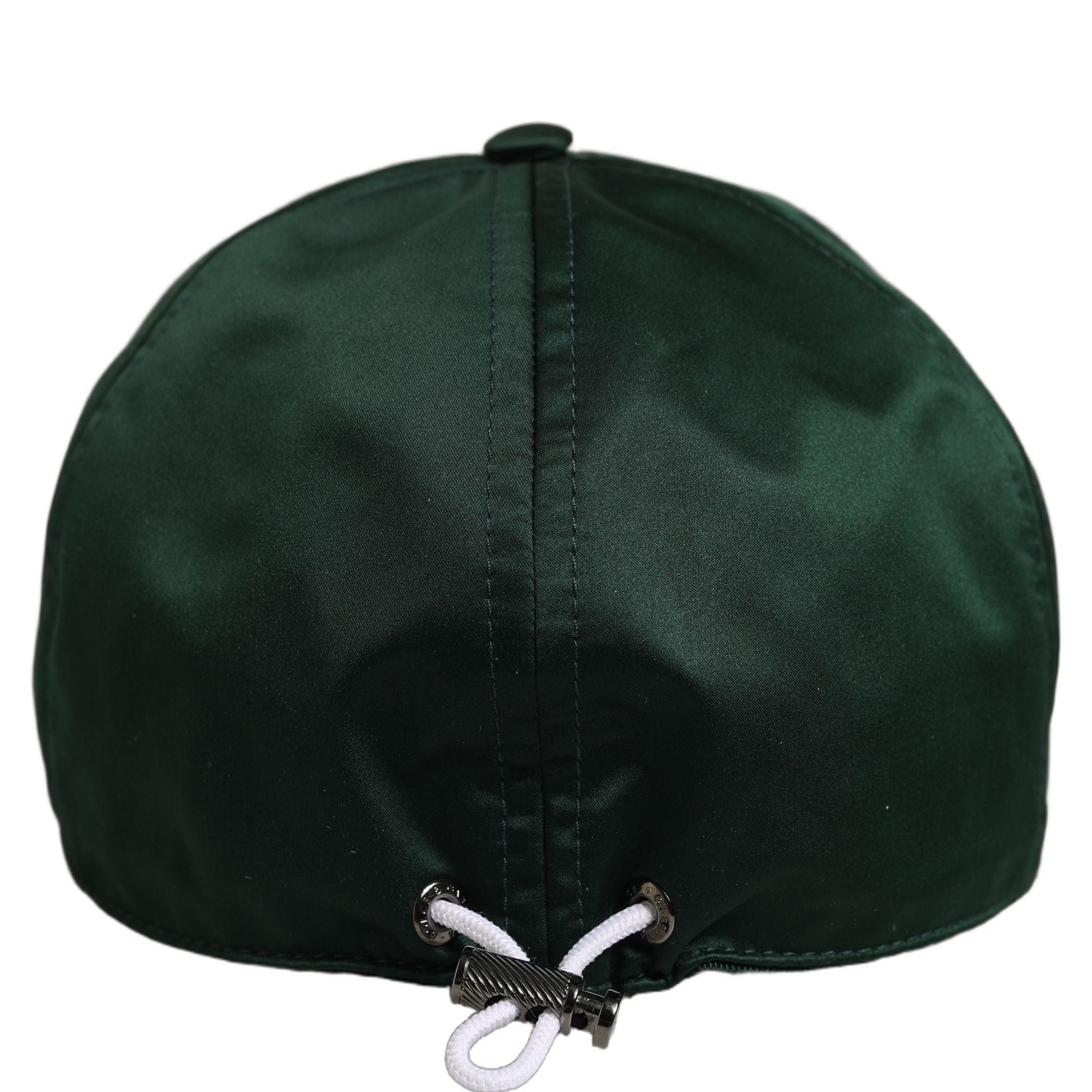 Dolce & Gabbana Men Deep Green Cotton Baseball Cap 6 Panels Hat