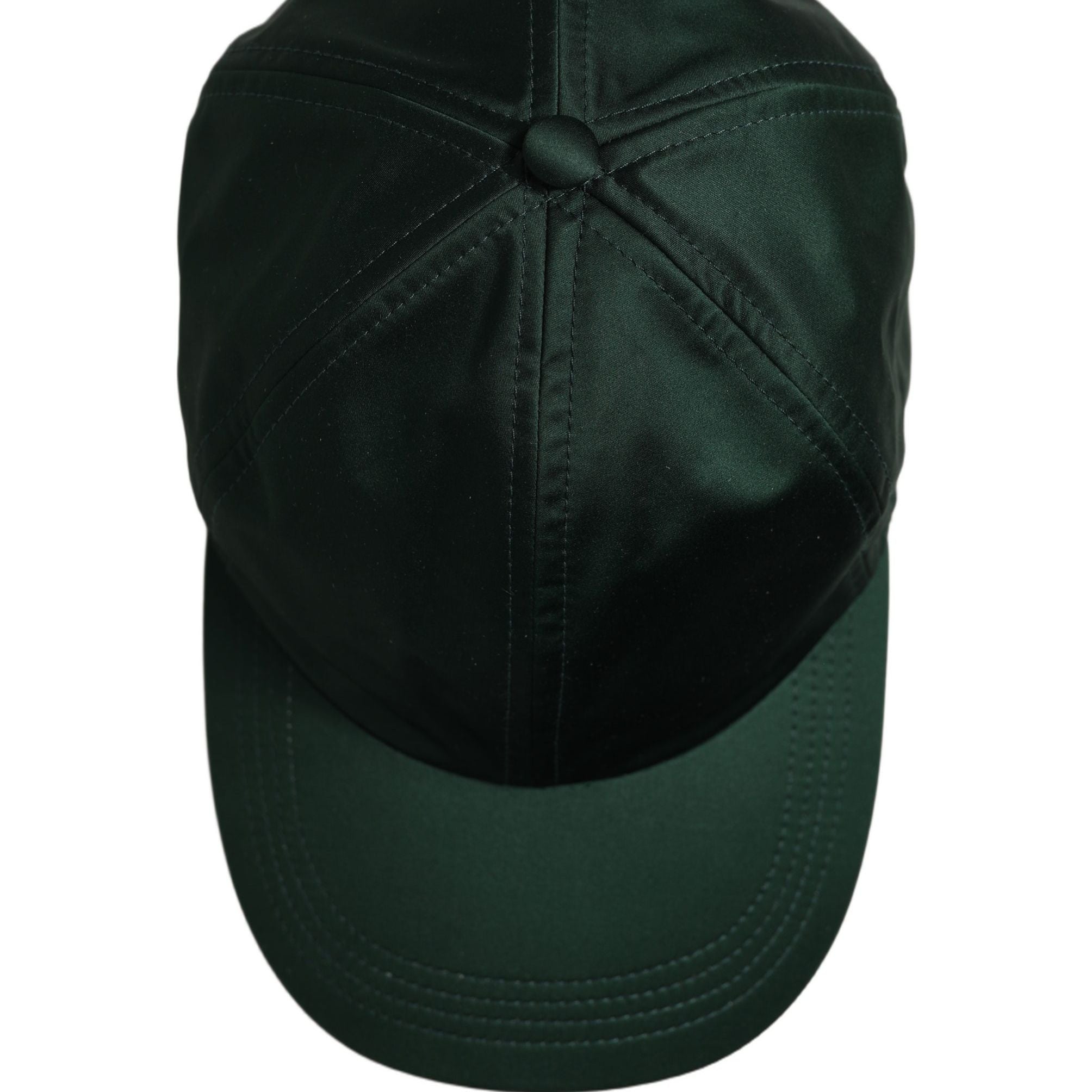 Dolce & Gabbana Men Deep Green Cotton Baseball Cap 6 Panels Hat