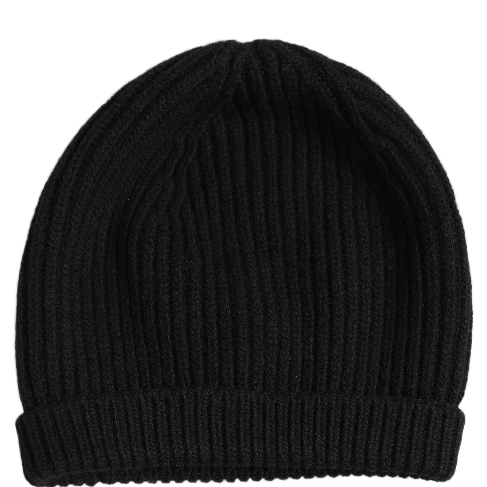 Dolce & Gabbana Men Black Wool Knitted Winter Beanie Capello One Hat