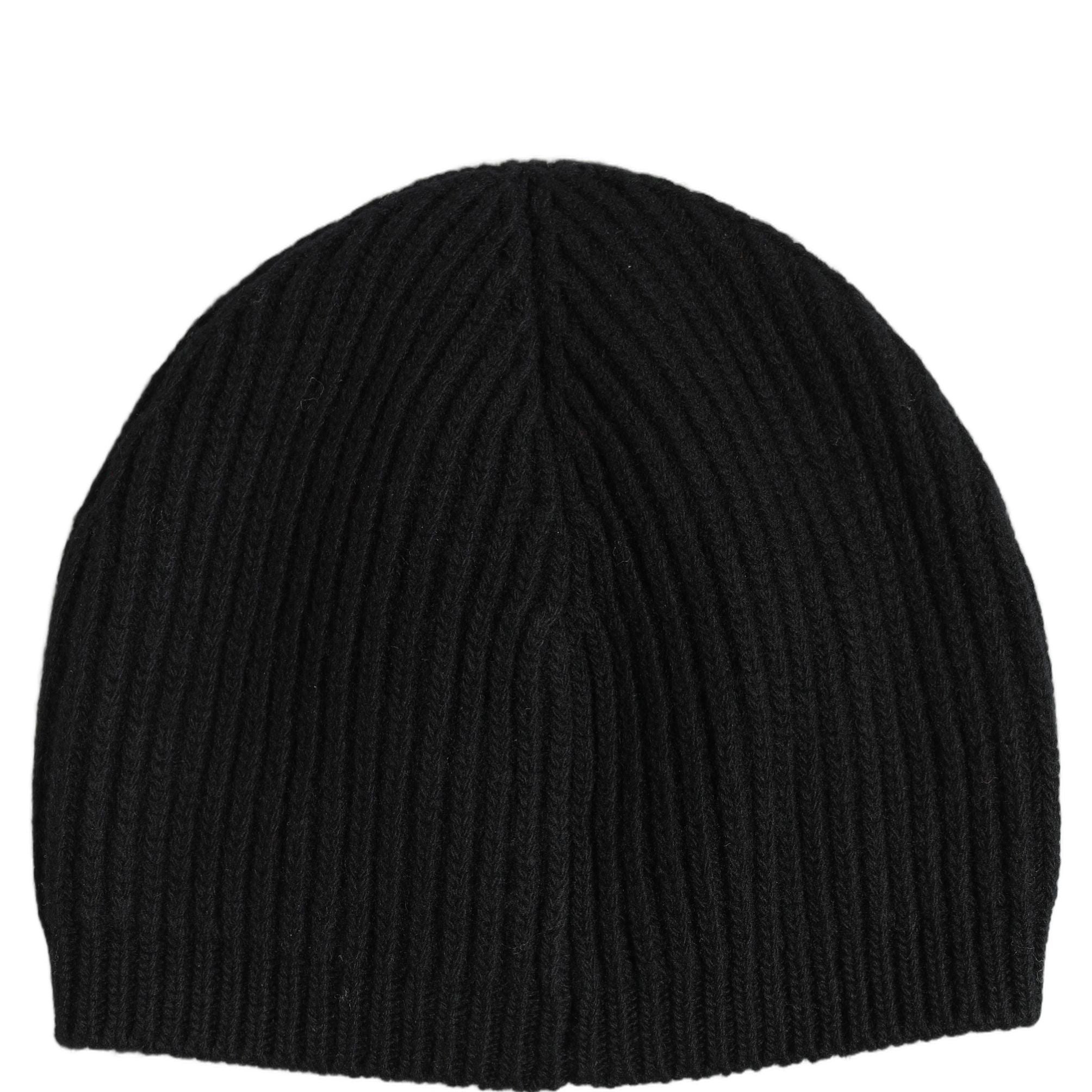 Dolce & Gabbana Men Black Wool Knitted Winter Beanie Capello One Size Hat
