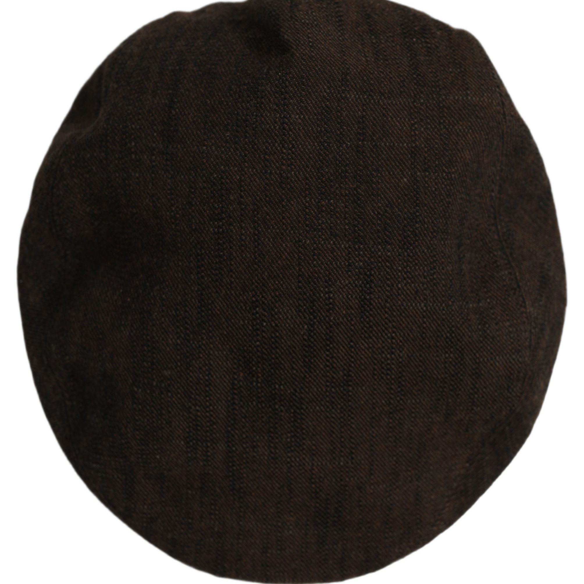 Dolce & Gabbana Men Brown Cotton Flat Cloth Newsboy Cap Hat