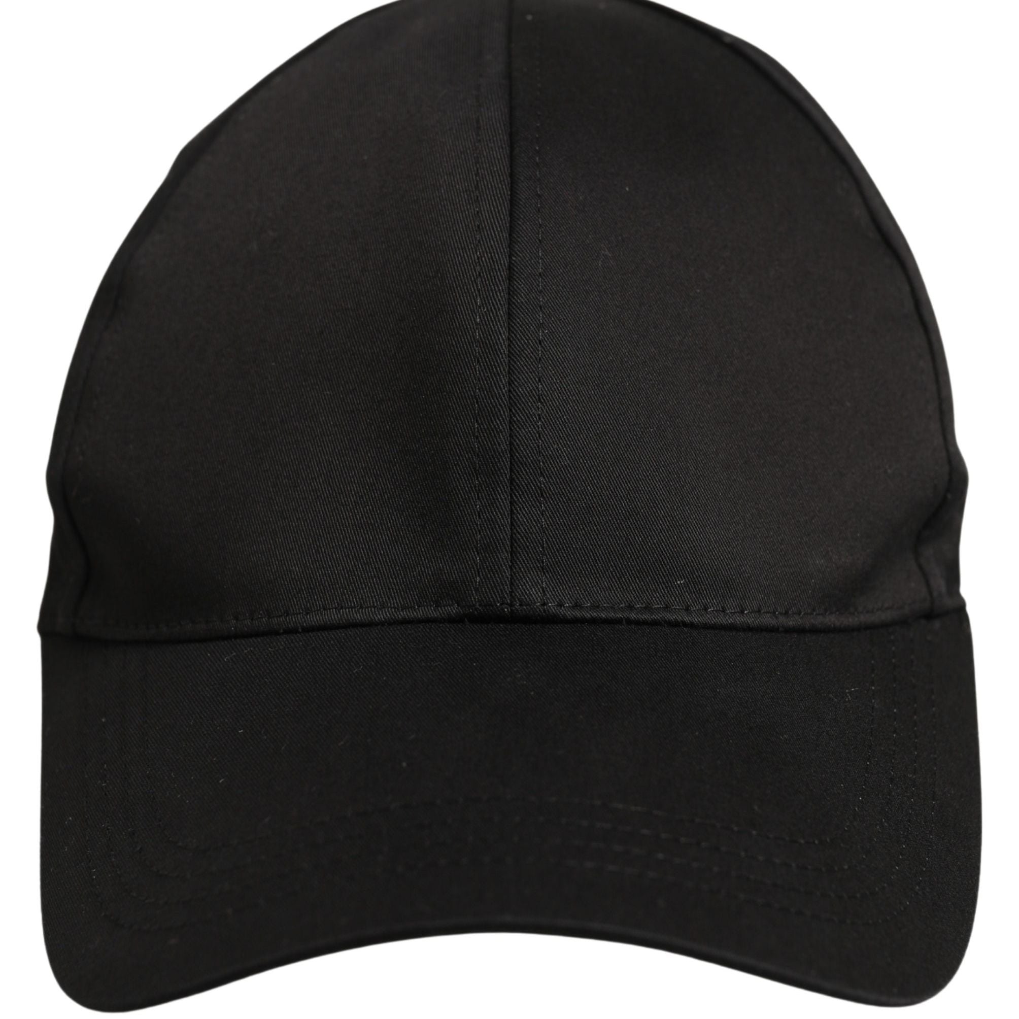 Dolce & Gabbana Men Black Cotton Baseball Cap 6 Panels Hat