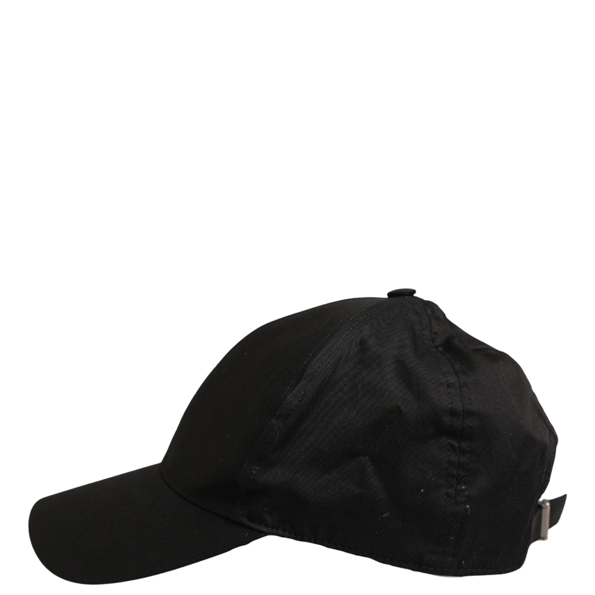Dolce & Gabbana Men Black Cotton Baseball Cap 6 Panels Hat