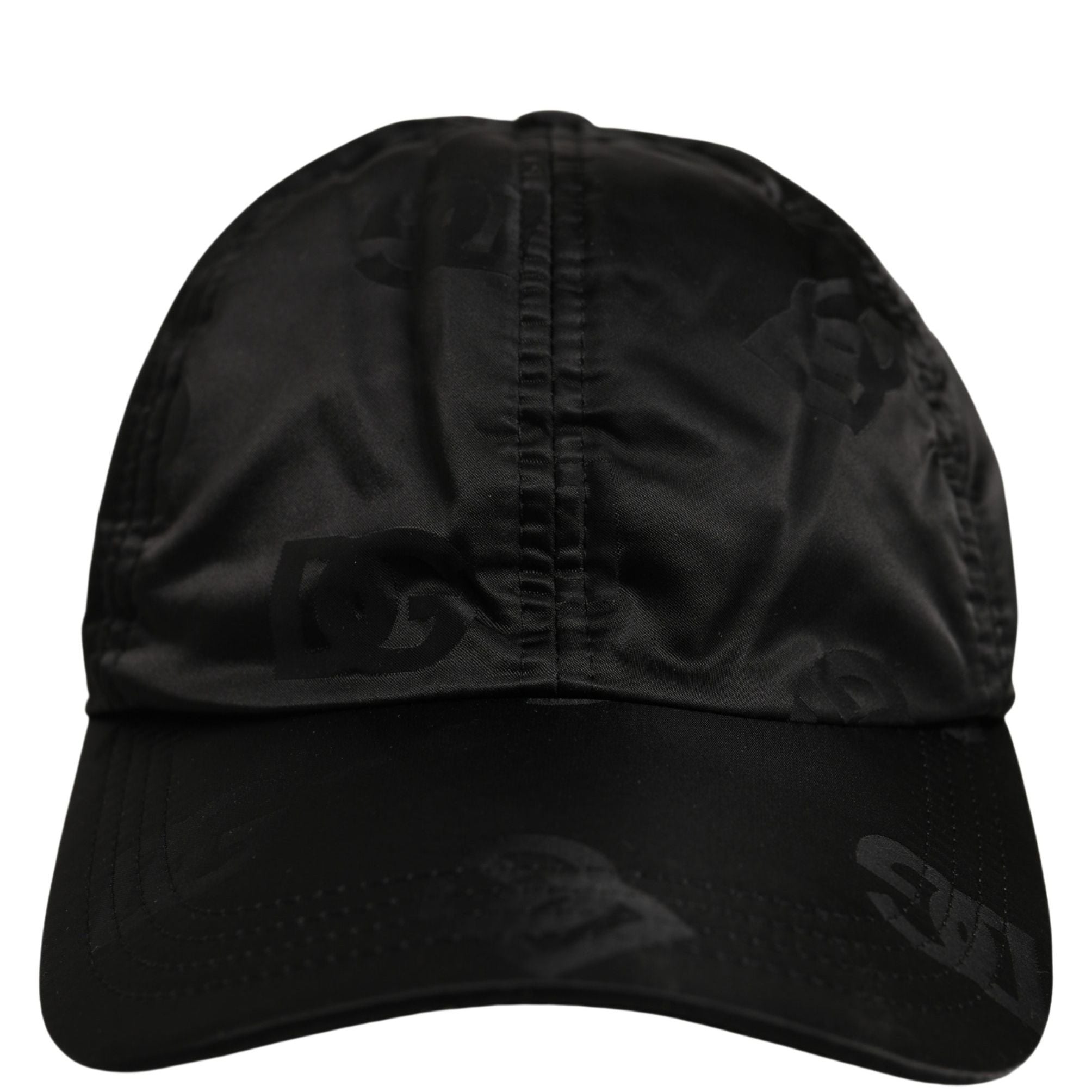 Dolce & Gabbana Men Black DG Monogram Baseball Capello Hat