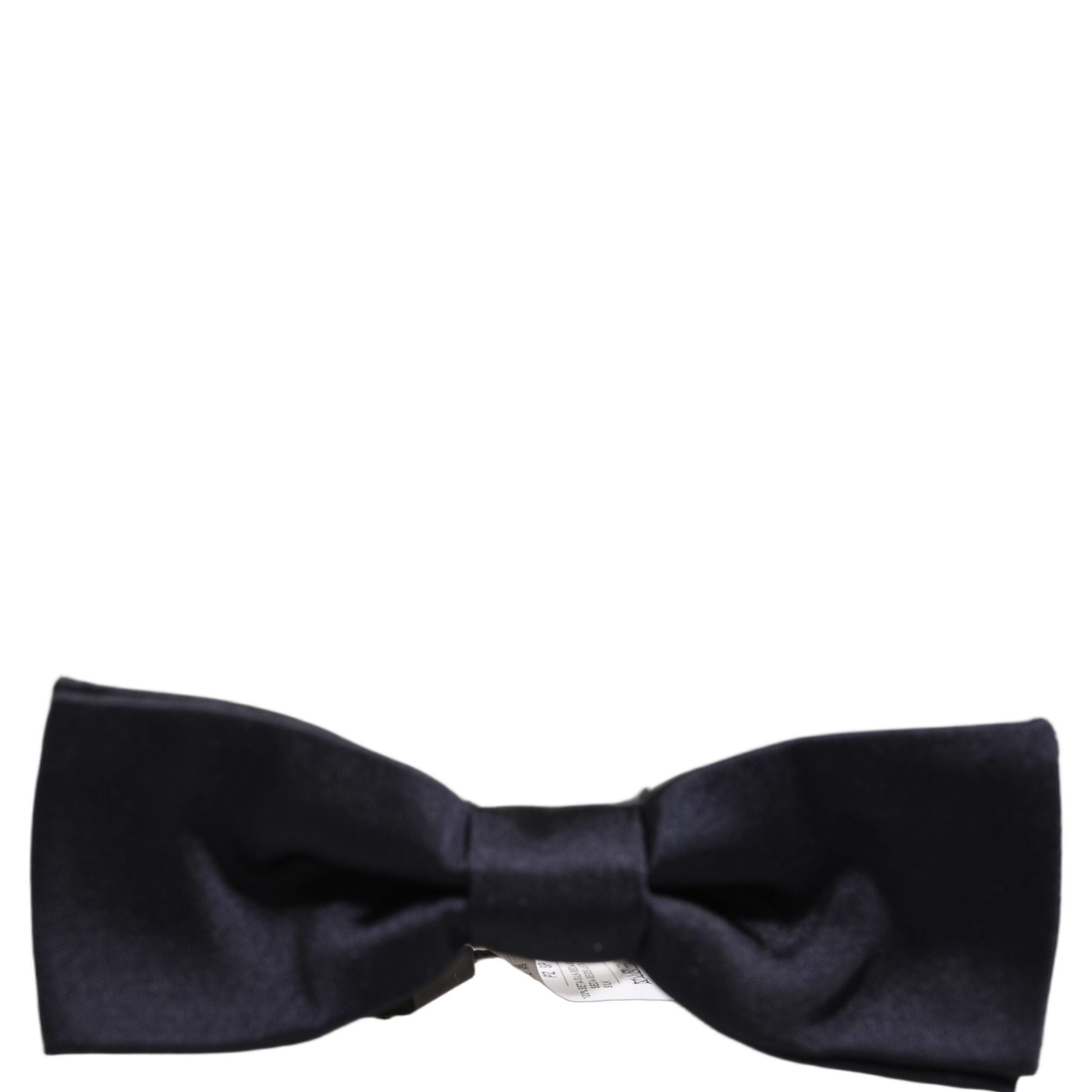 Dolce & Gabbana Men Dark Blue 100% Silk Adjustable Neck Papillon Bow Tie