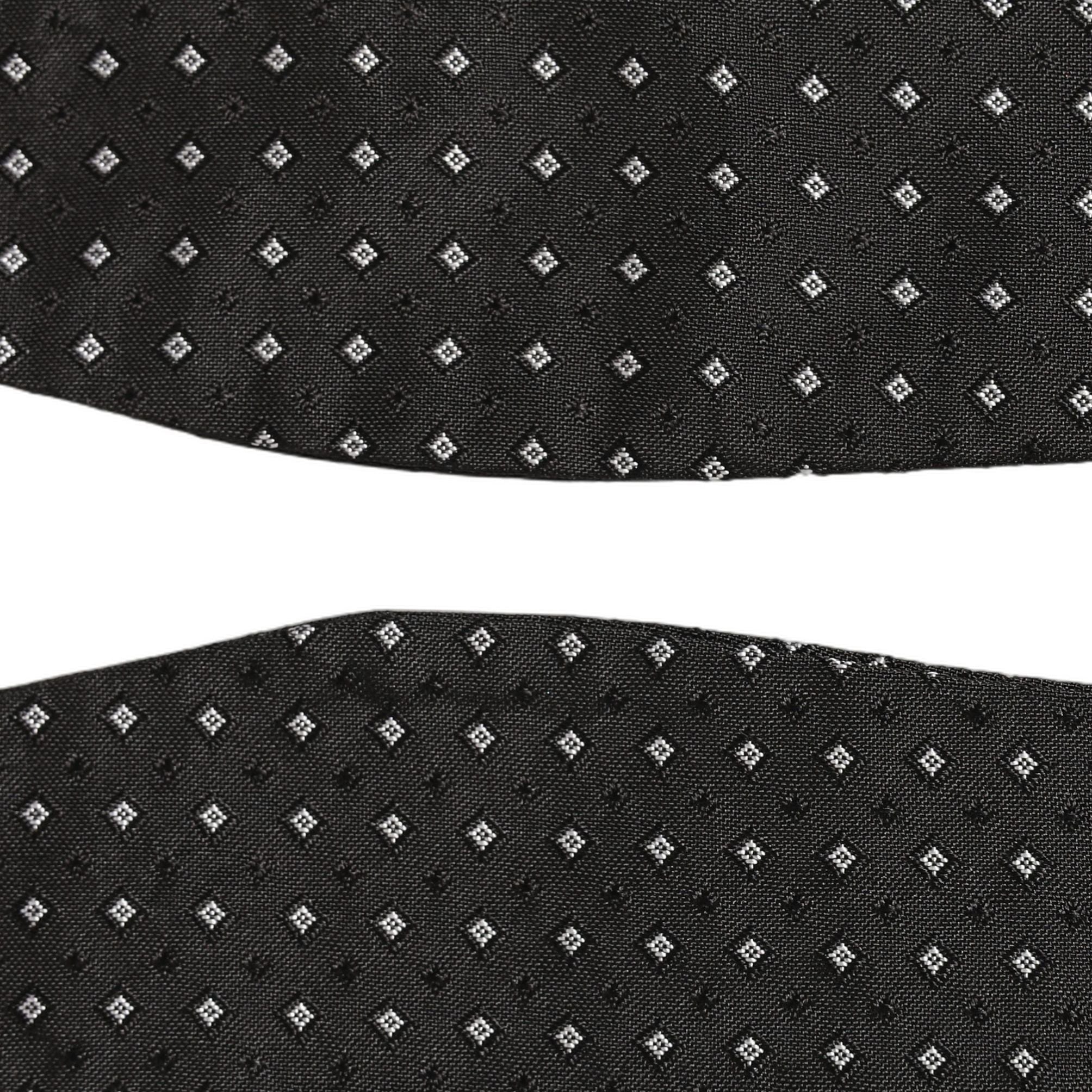 Dolce & Gabbana Black White Polka Dot Adjustable Neck Papillon Bow Tie