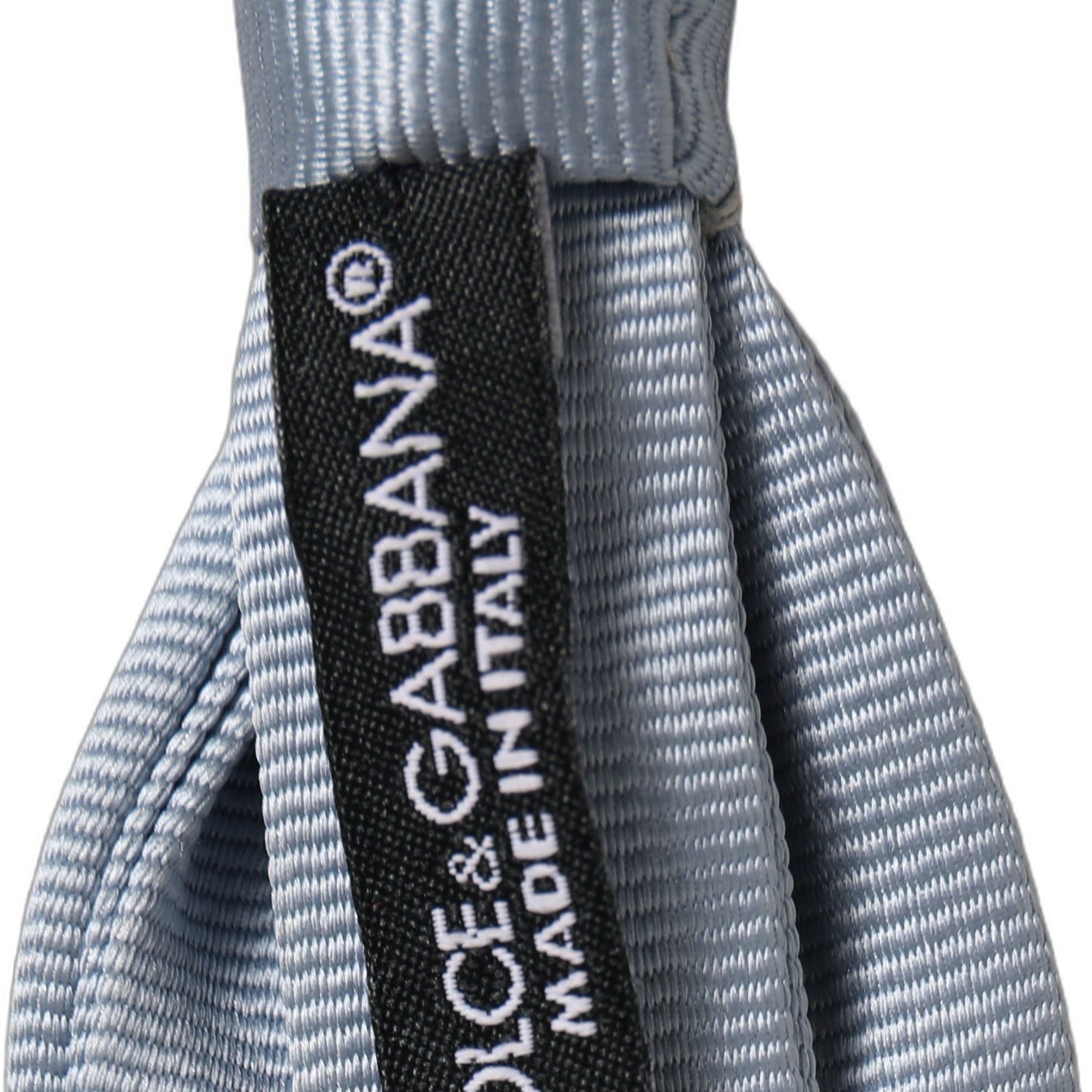 Dolce & Gabbana Men Light Blue Silk Adjustable Neck Papillon Bow Tie
