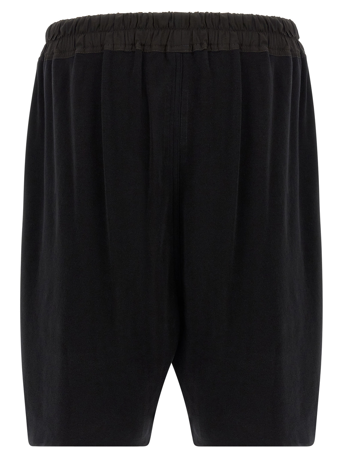 Rick Owens Black Cotton Bermuda Shorts
