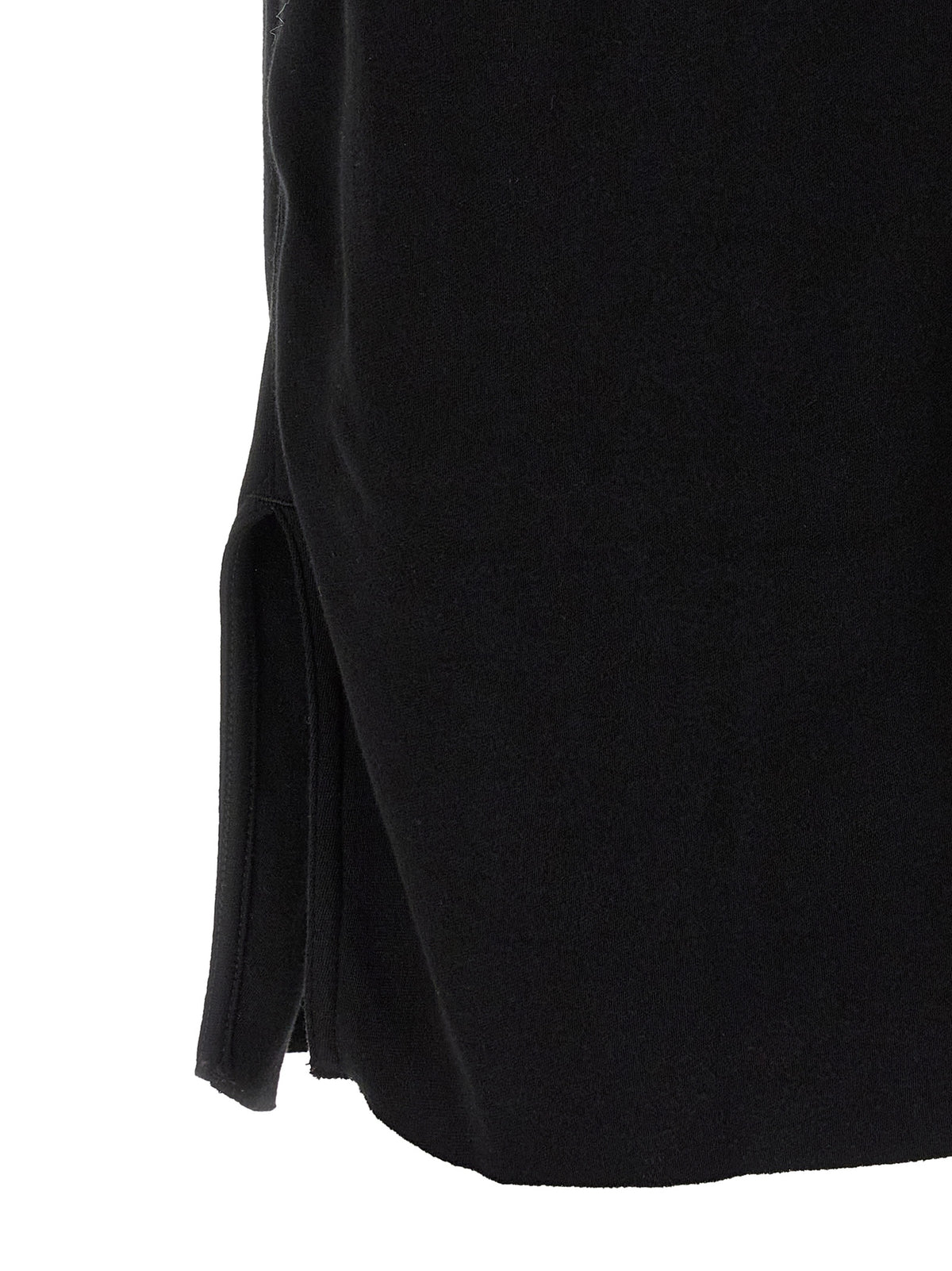 Rick Owens Black Cotton Bermuda Shorts