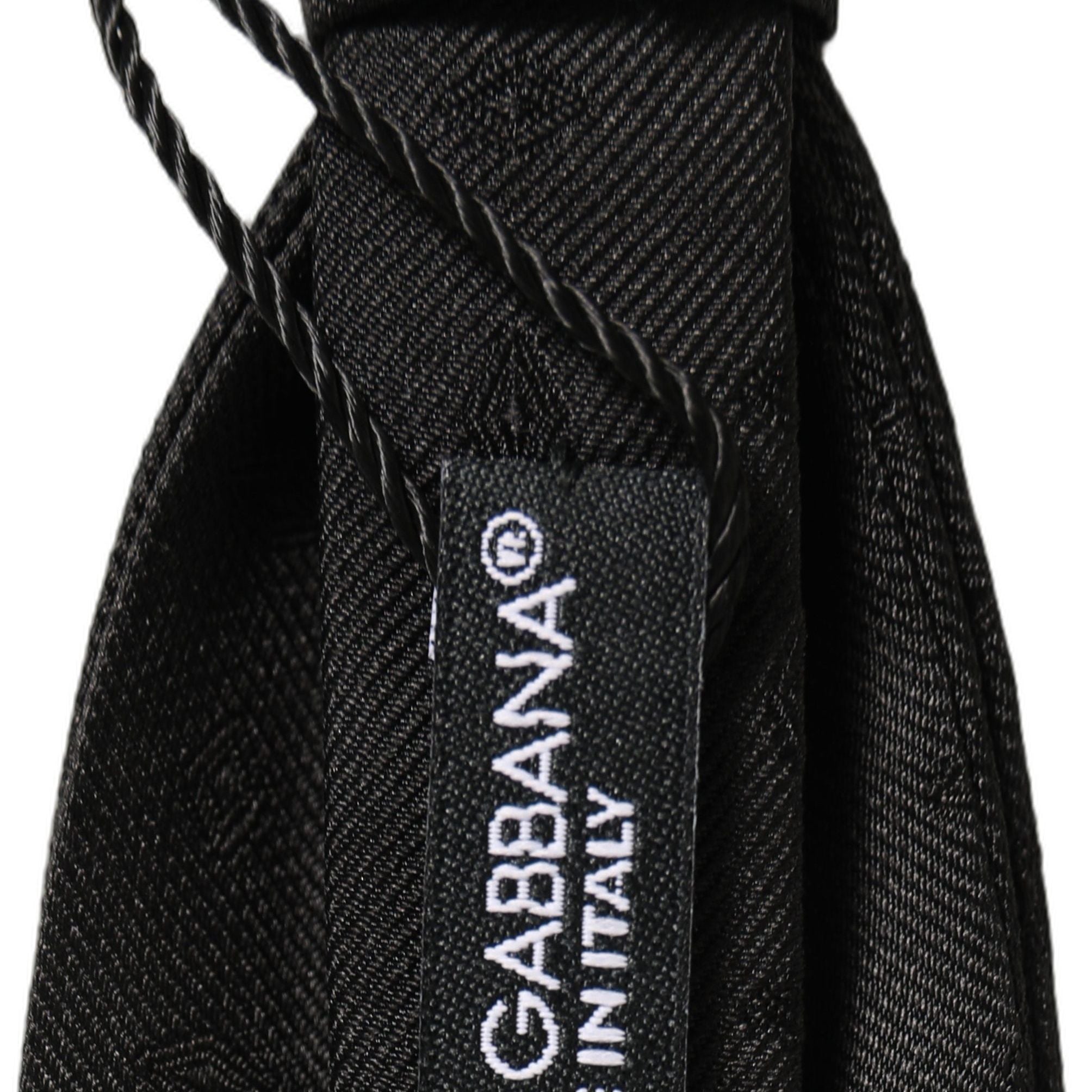 Dolce & Gabbana Men Black 100% Silk Adjustable Neck Papillon Bow Tie