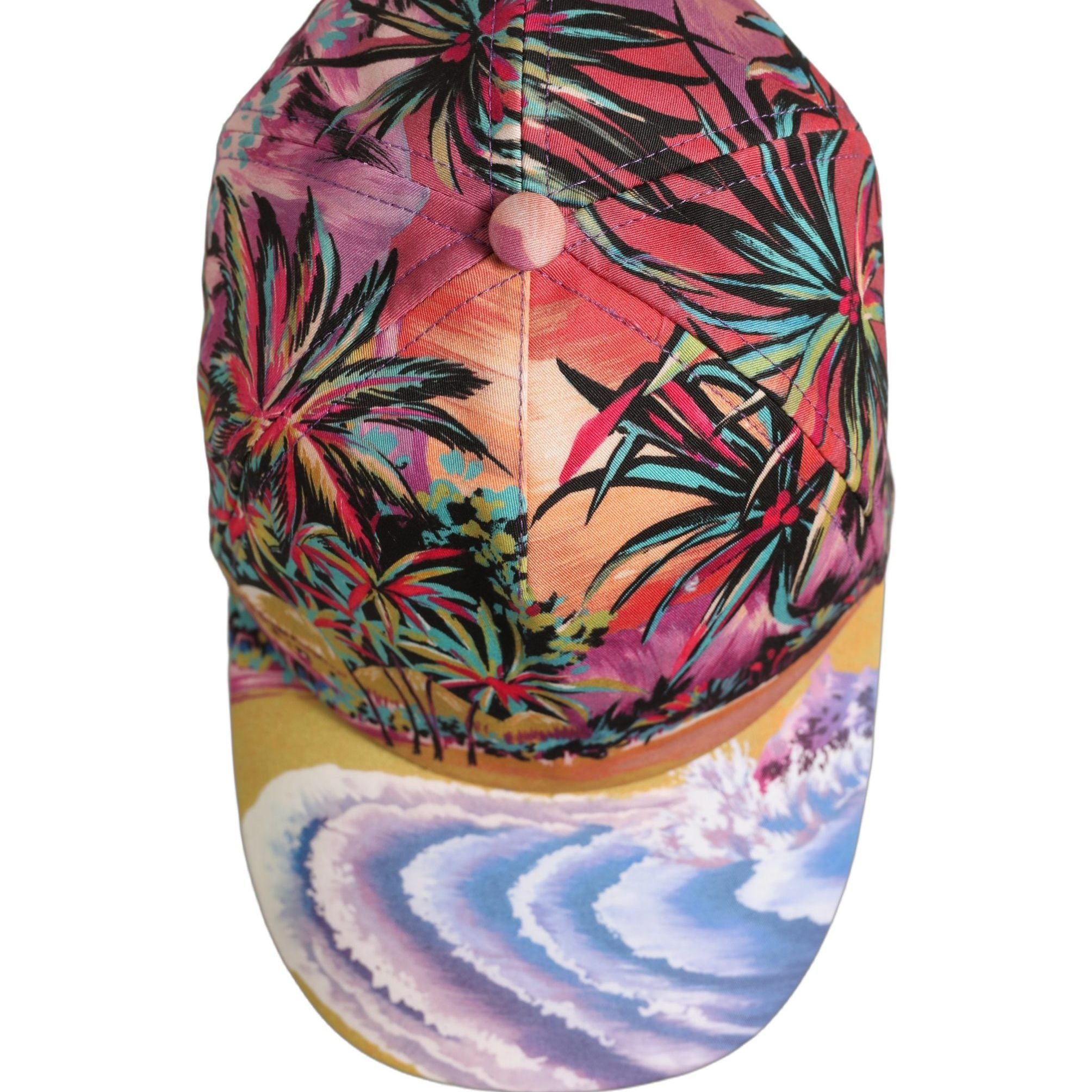 Dolce & Gabbana Multicolor Tropical Themed Baseball Capello Hat