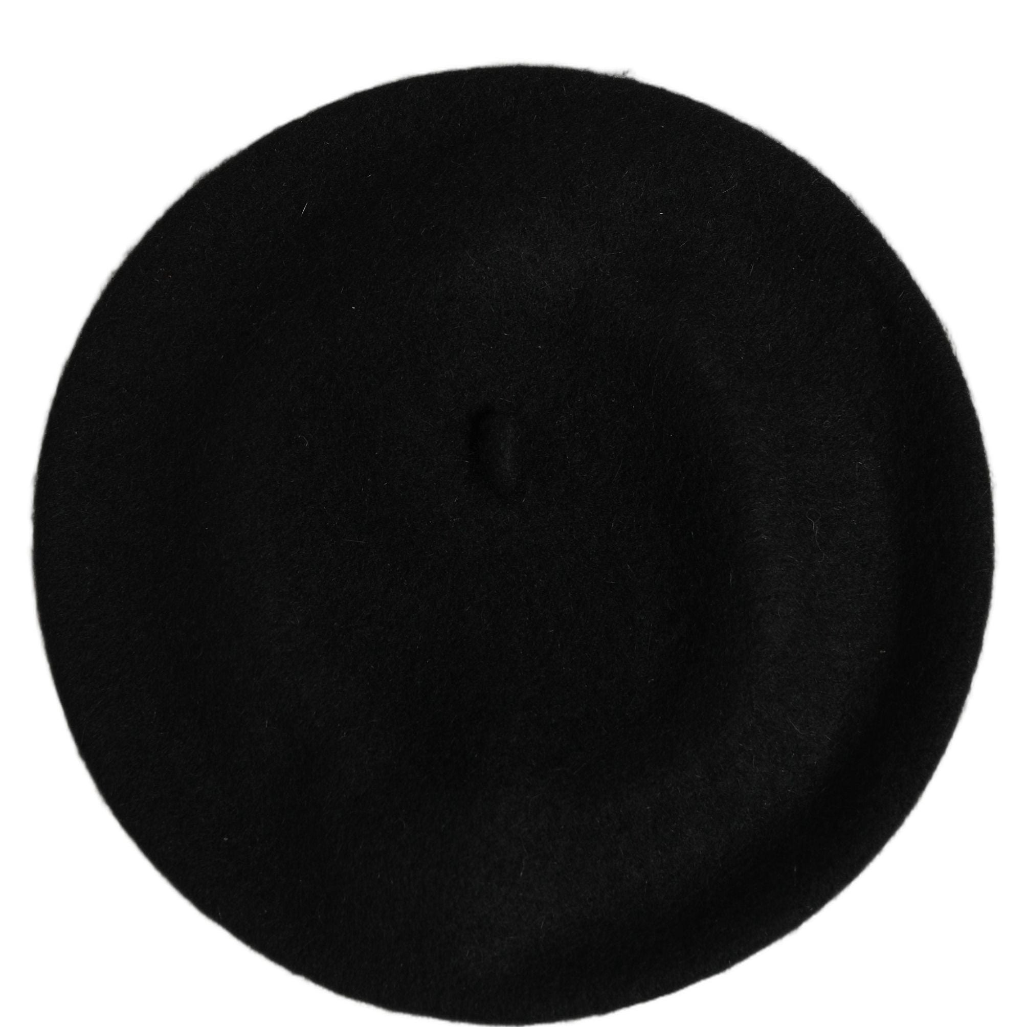 Dolce & Gabbana Black Wool French Style Beret Capello Hat