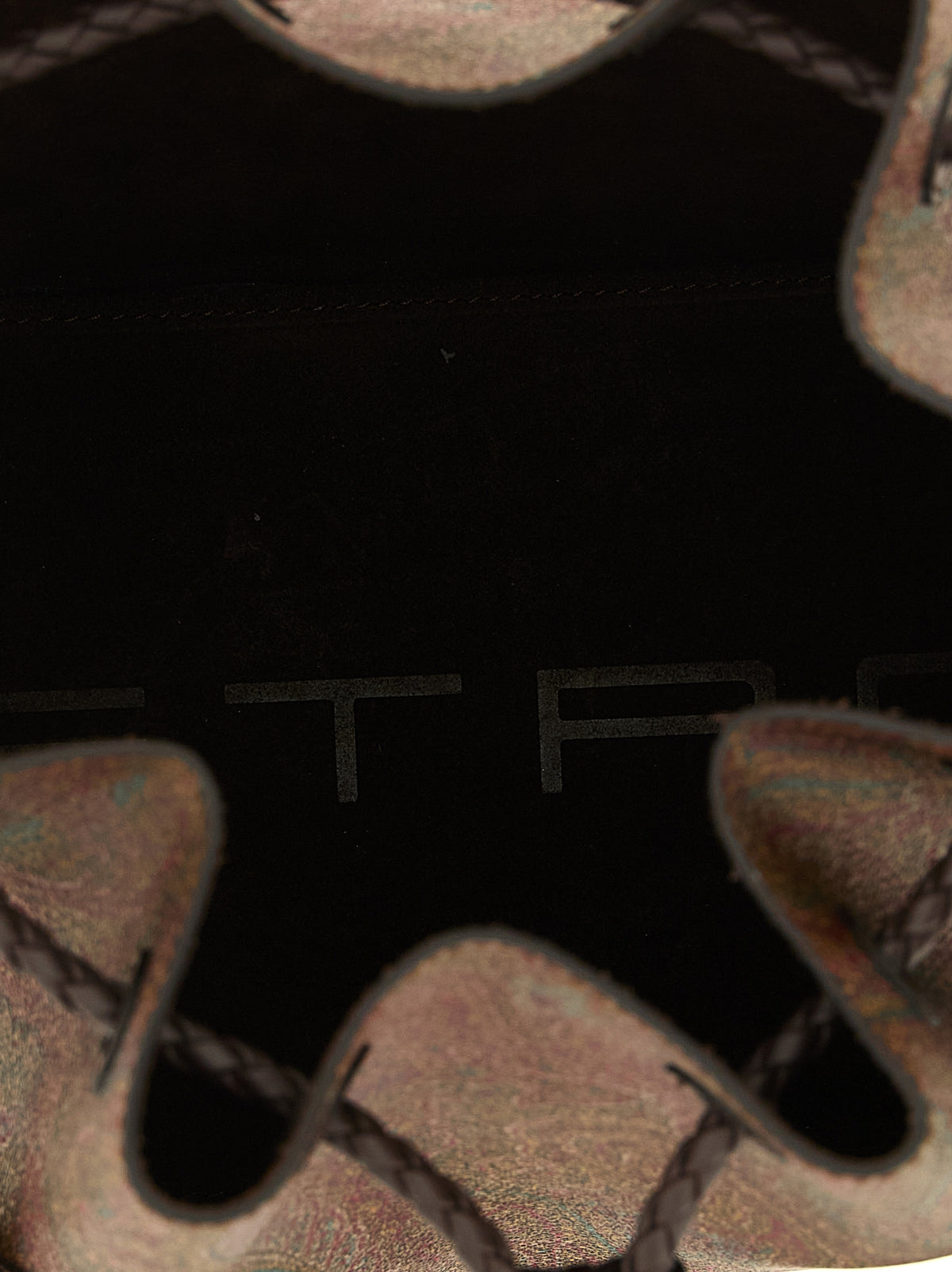 Etro Brown Cotton Handbag