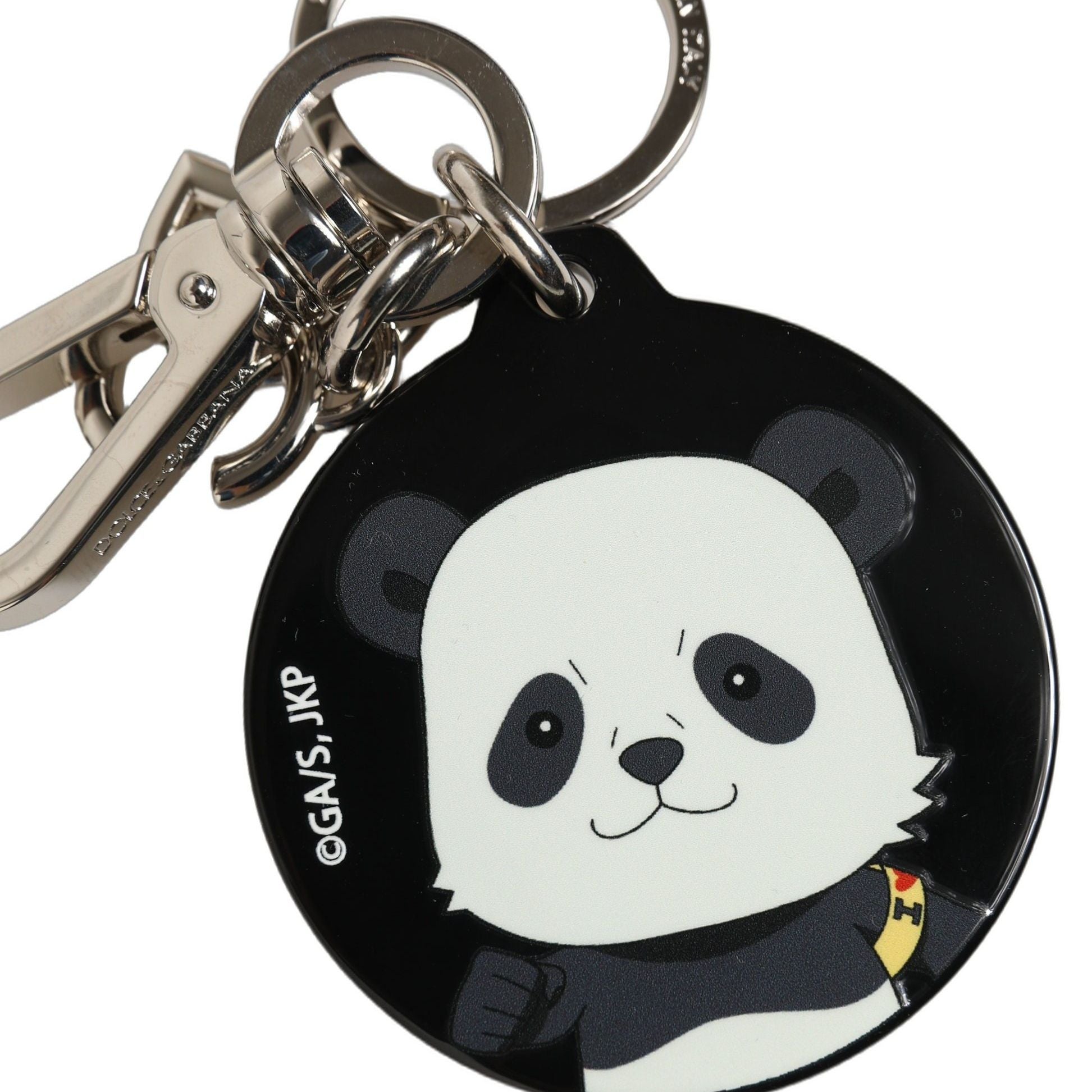 Dolce & Gabbana Black Kaisen Panda Chibi Charm Metal Keychain Keyring