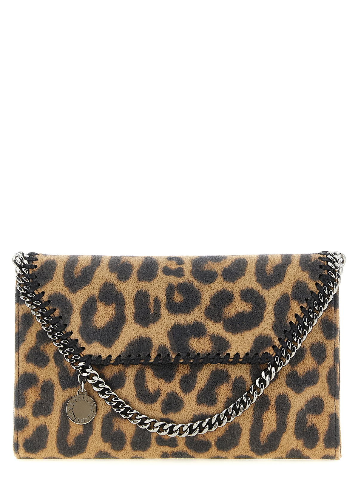 Stella McCartney Brown Polyester Clutch Bag