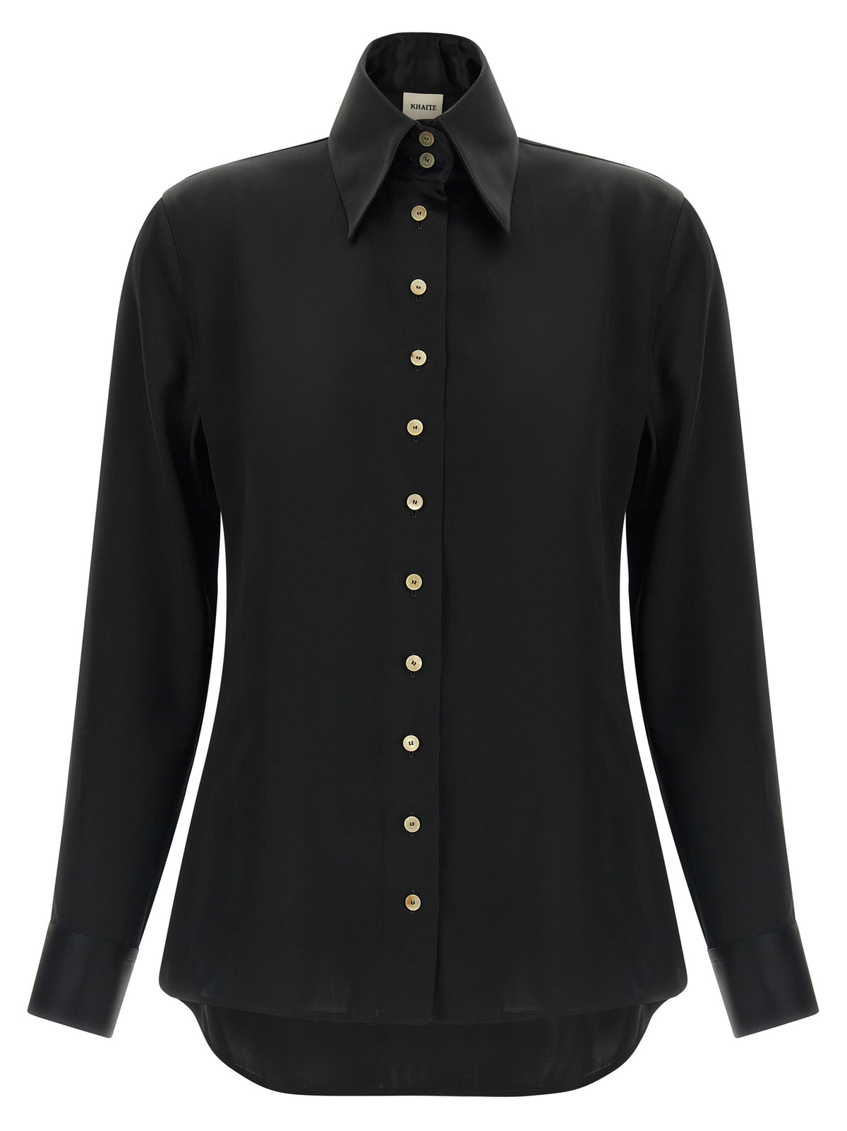 Khaite Black Acetate Blouse