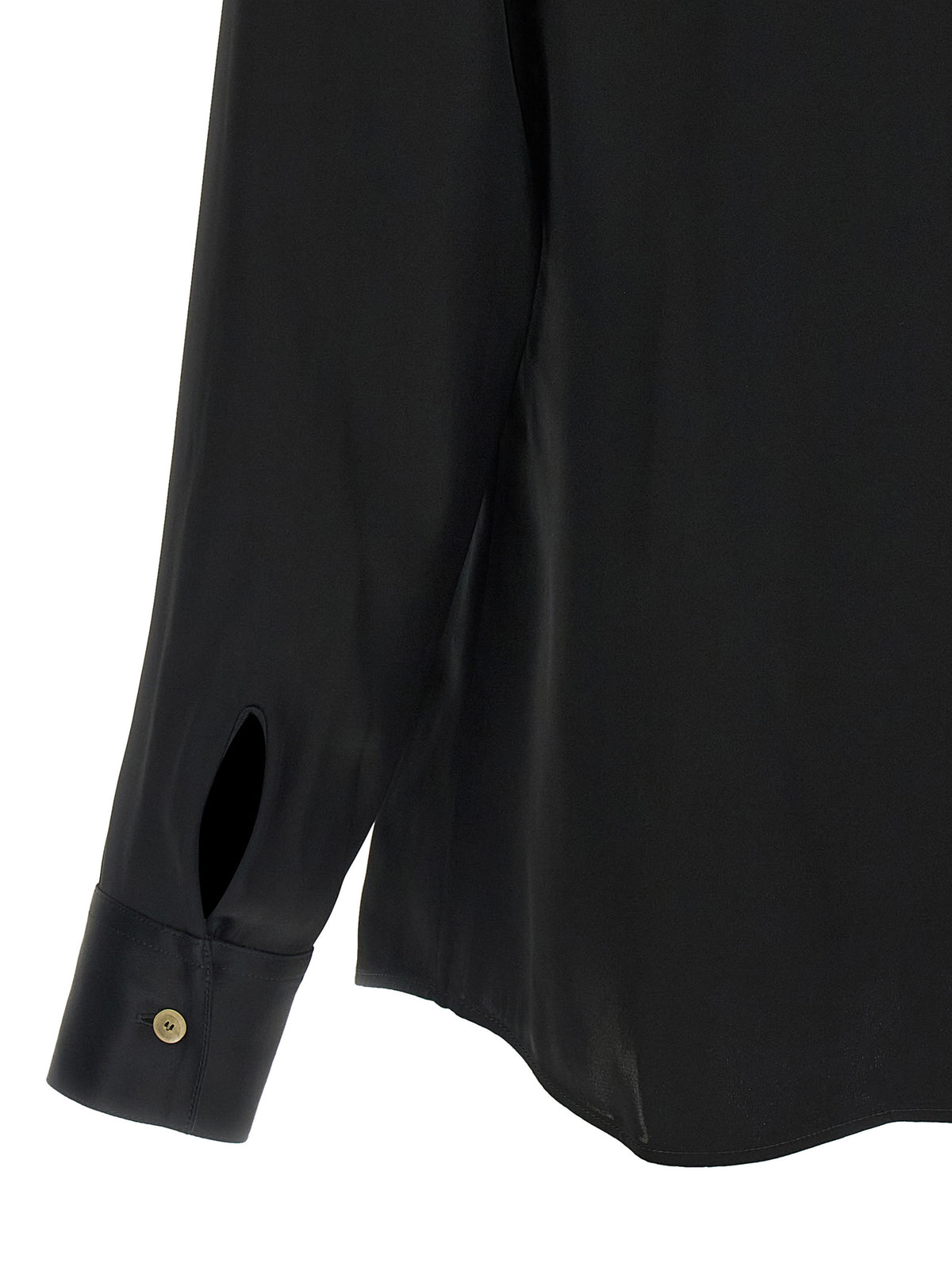 Khaite Black Acetate Blouse
