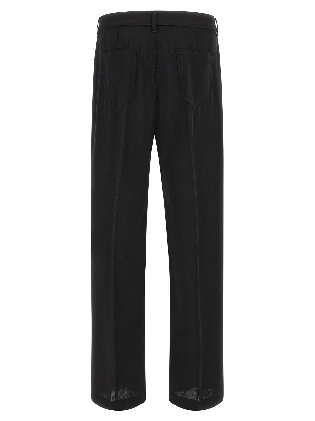 Rick Owens Black Cotton Relaxed Fit Jeans