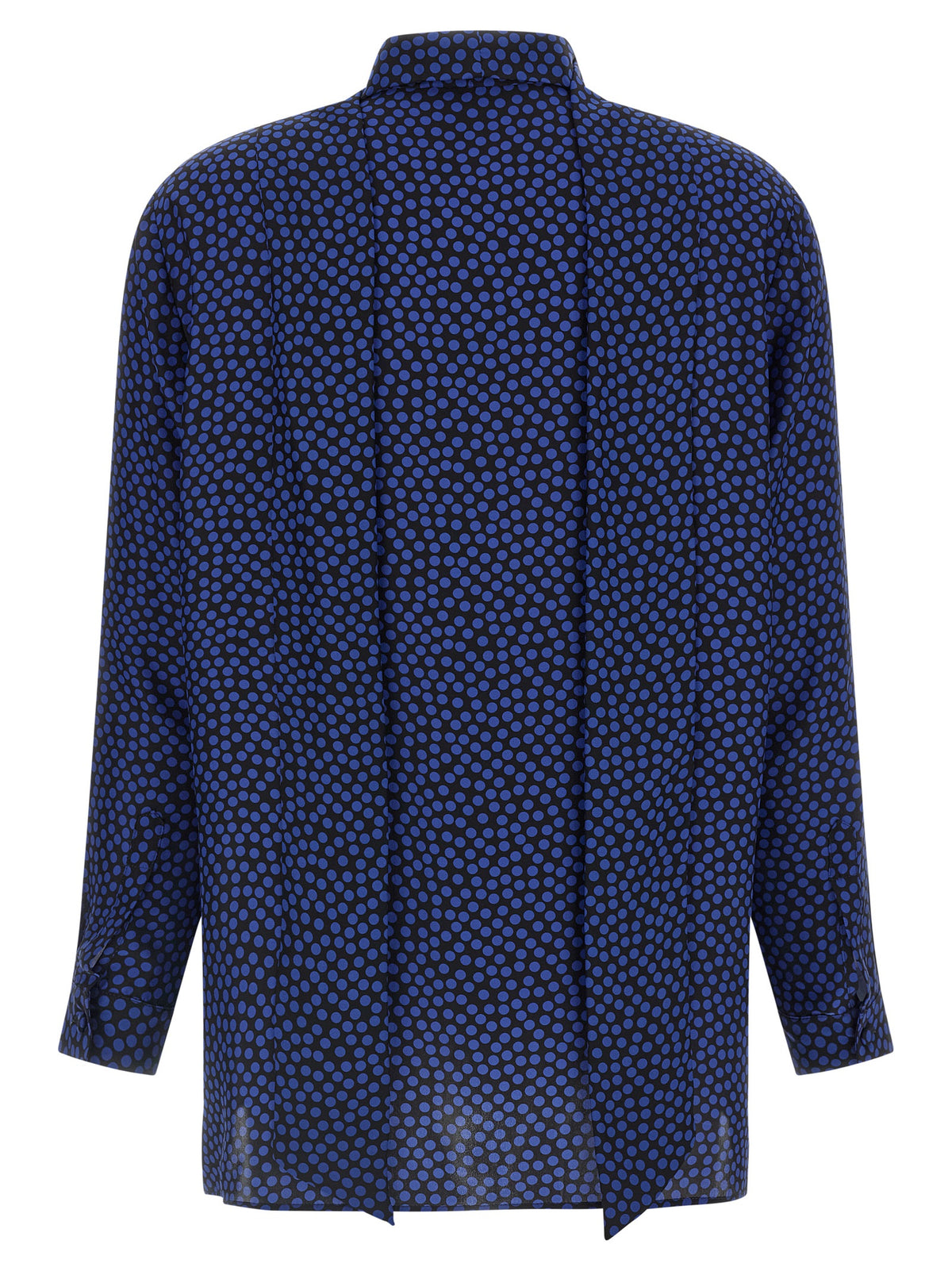 Gianluca Capannolo Blue Silk Blouse