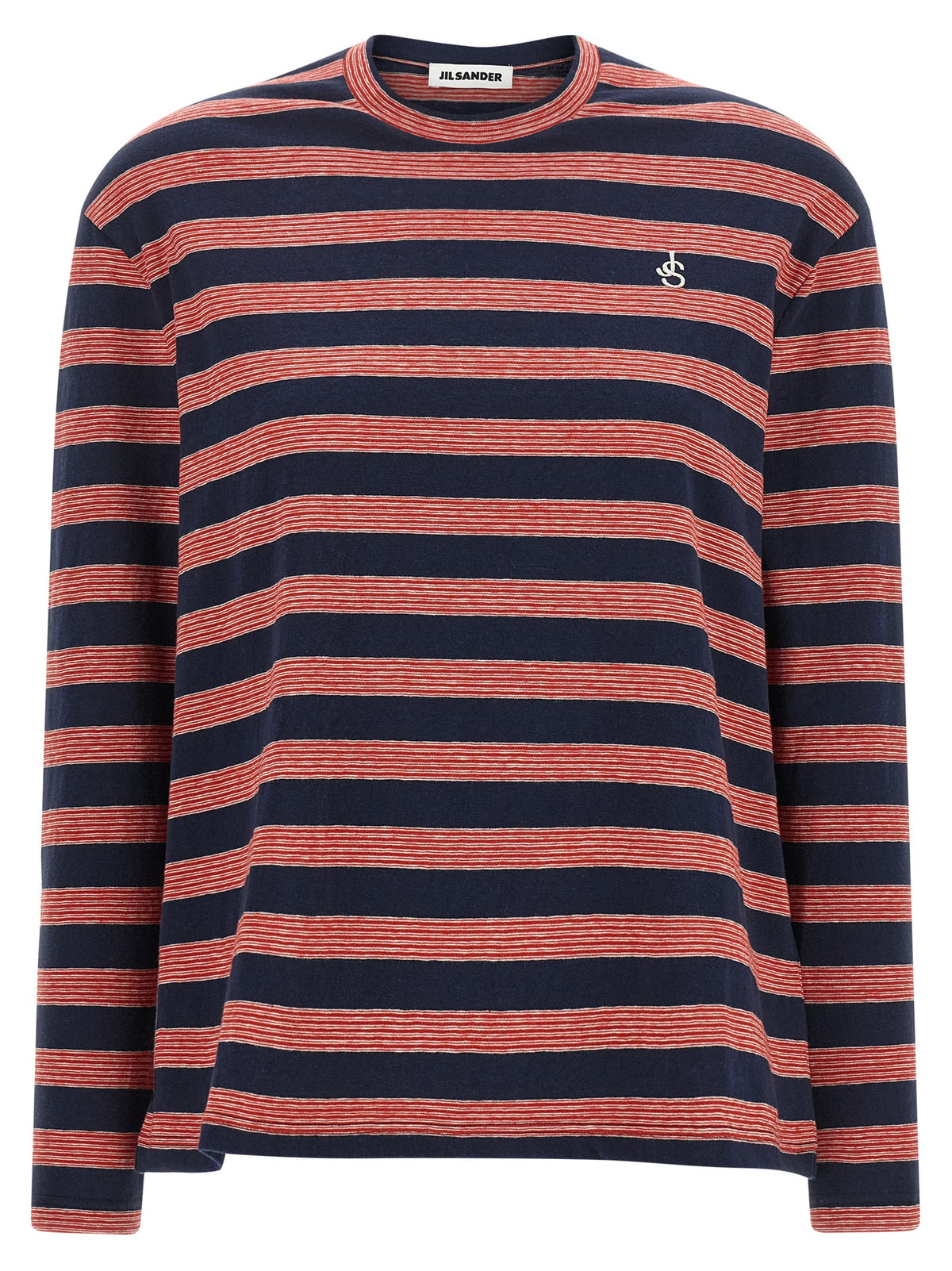 Jil Sander Multicolor Cotton Long Sleeve T-Shirt