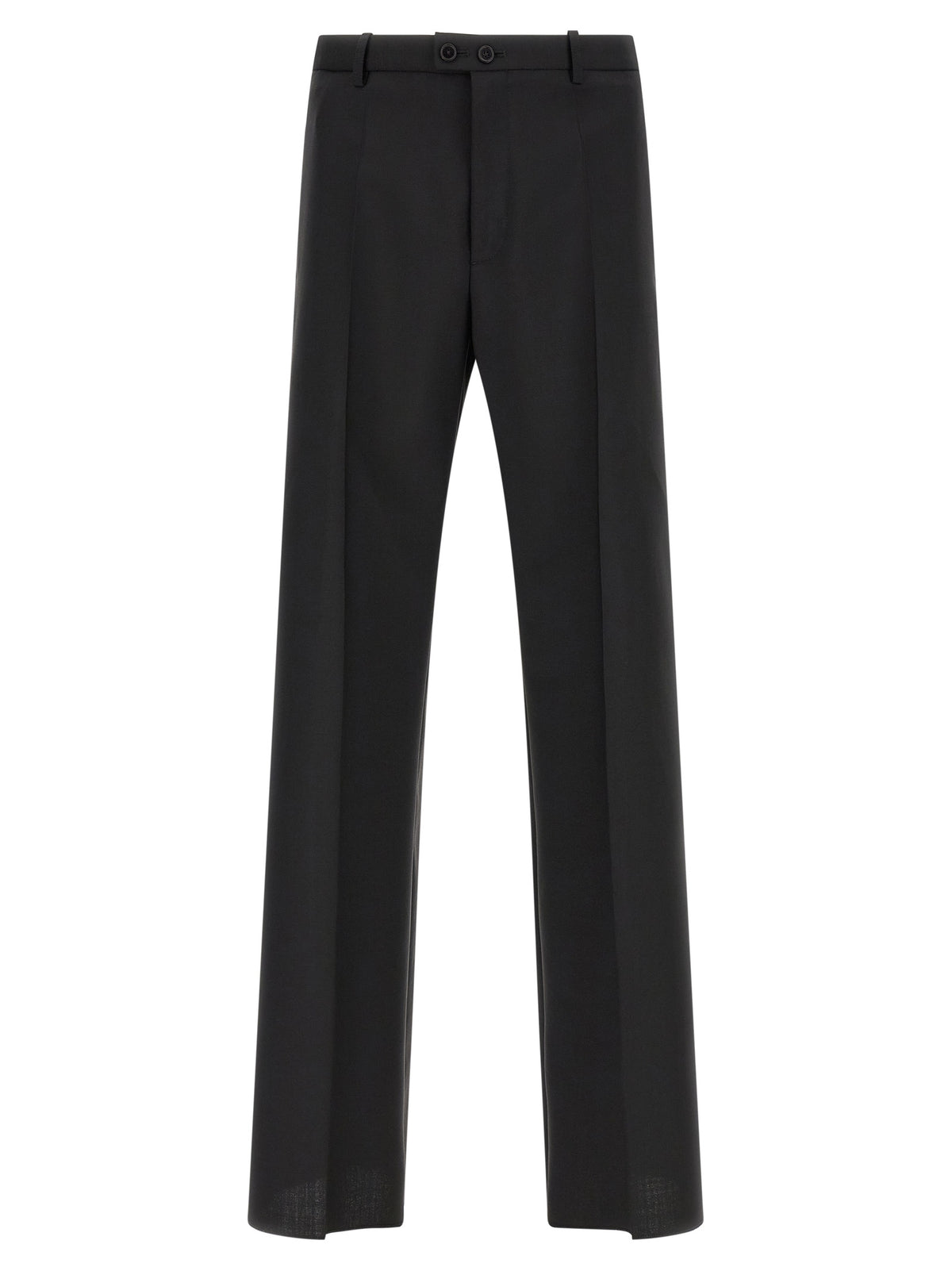 Jil Sander Black Virgin Wool Dress Pants