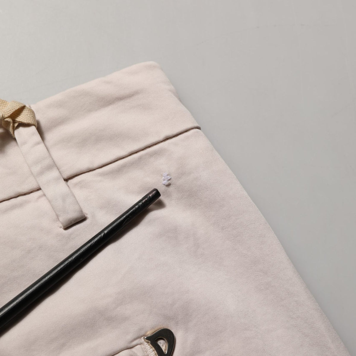 Dondup Beige Low Waist Tapered Women Cropped Trousers Pants