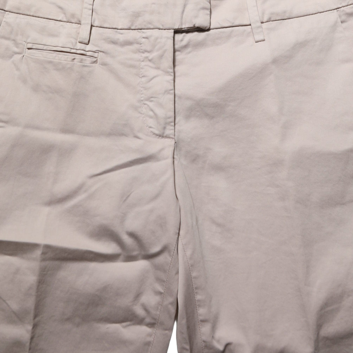 Dondup Beige Low Waist Tapered Women Cropped Trousers Pants