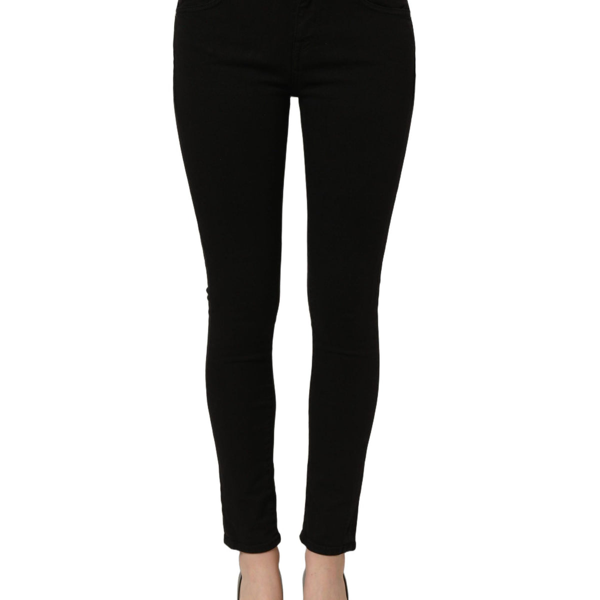Dolce & Gabbana Black Cotton Stretch Skinny Denim Jeans