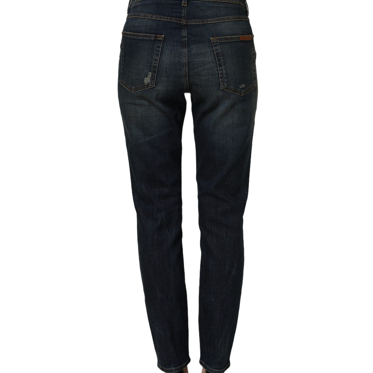 Dolce & Gabbana Blue Cotton Stretch Skinny Denim Jeans
