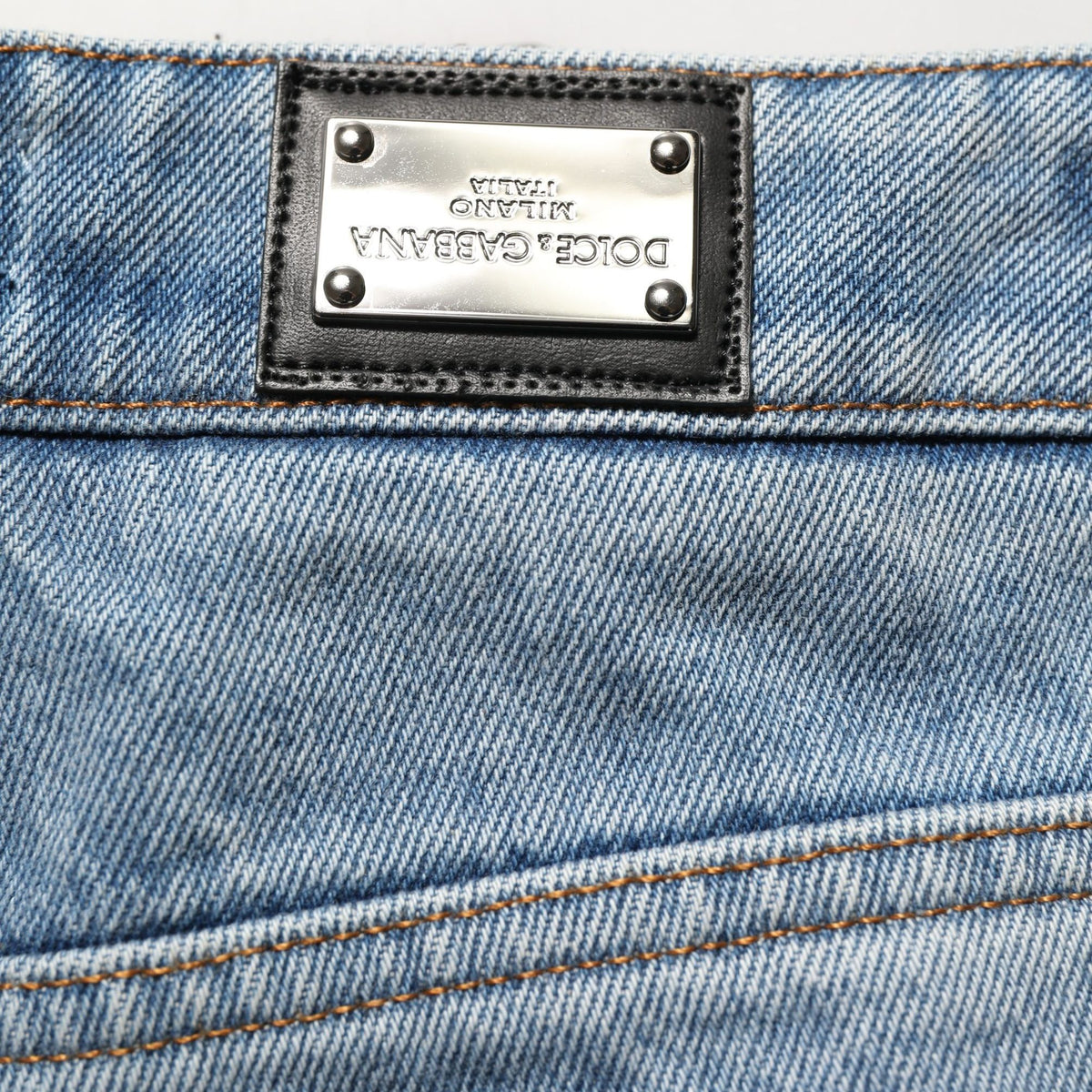 Dolce & Gabbana Blue Cotton Boot Cut Denim Trouser Jeans