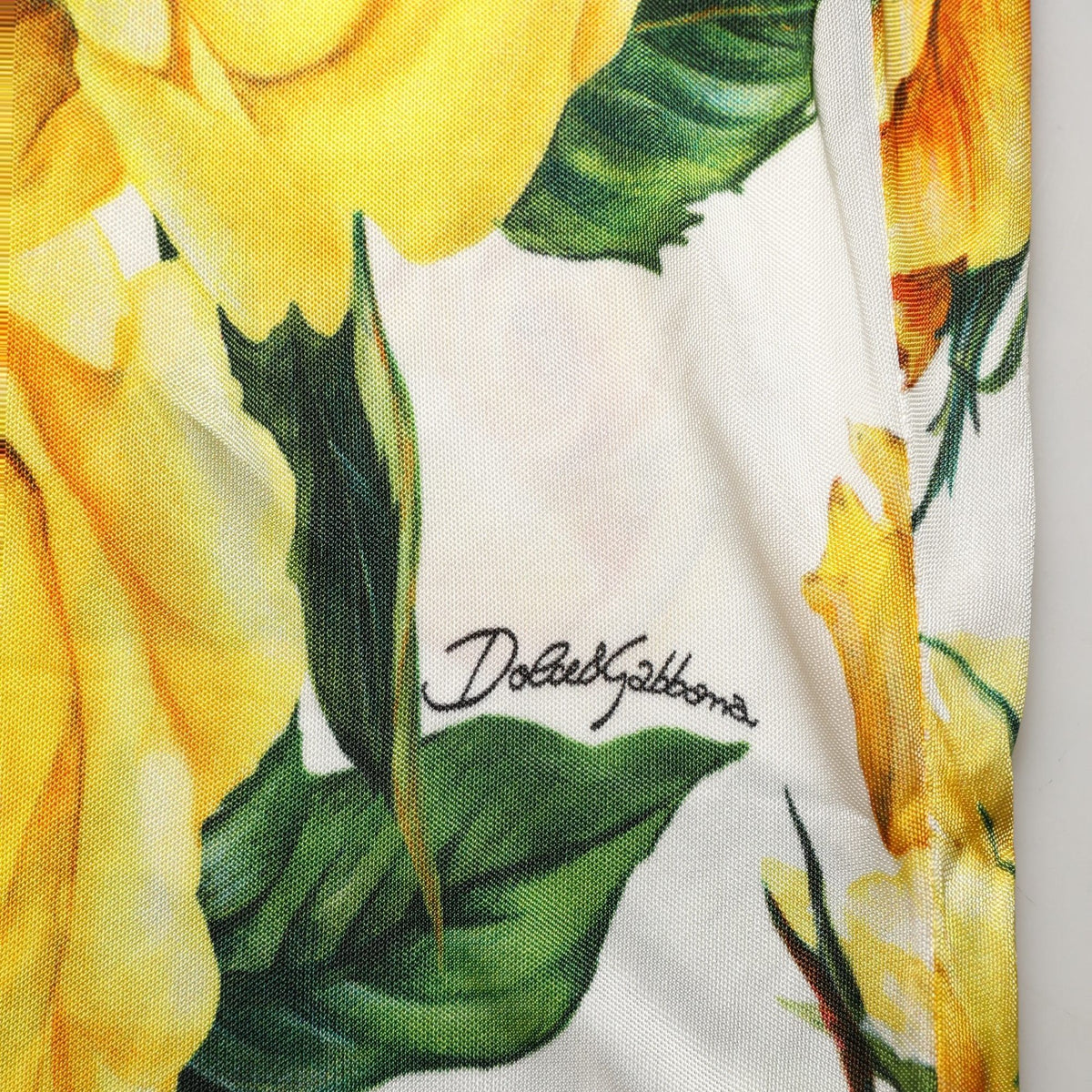 Dolce & Gabbana Multicolor Floral High Waist Straight Pants