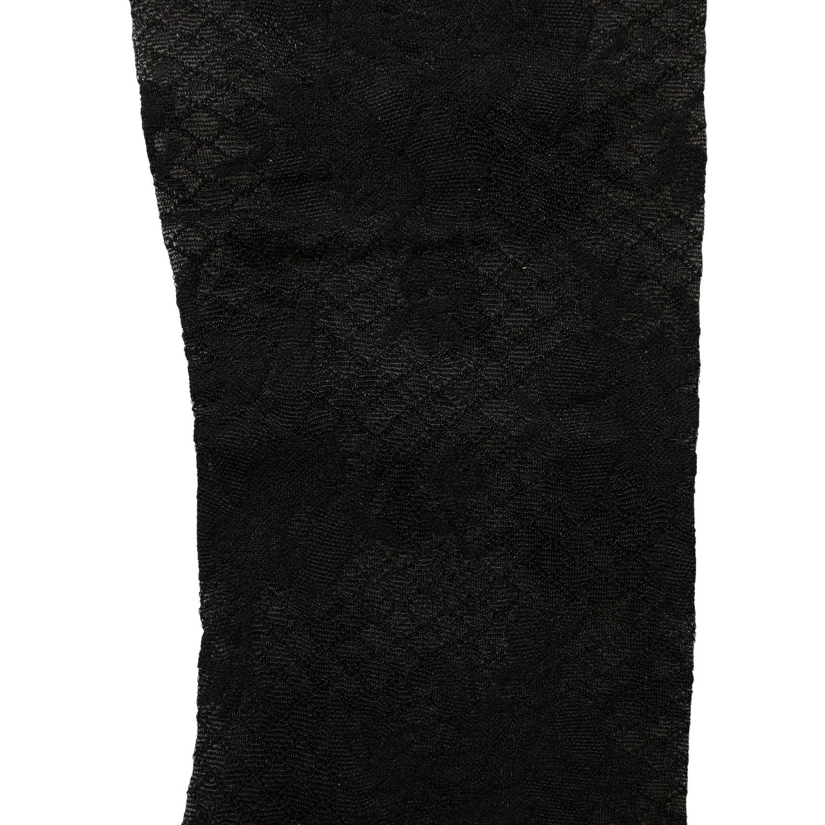 Dolce & Gabbana Black Floral Lace Nylon Stretch Stockings Socks