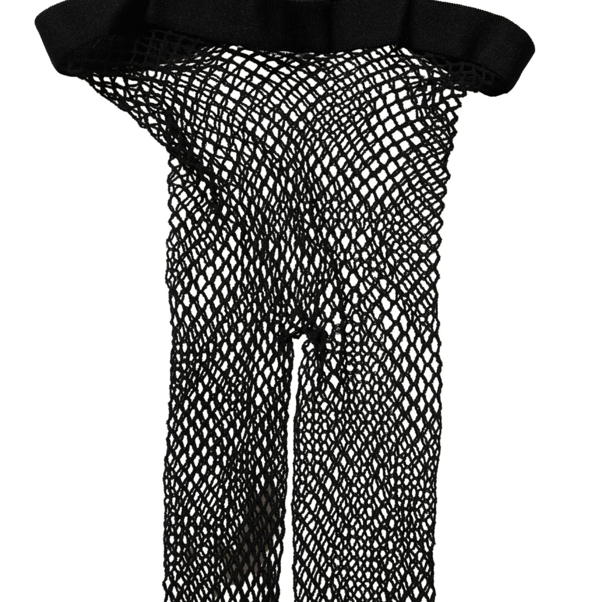 Dolce & Gabbana Black Fishnet Nylon Tights Stocking Pantyhose Socks